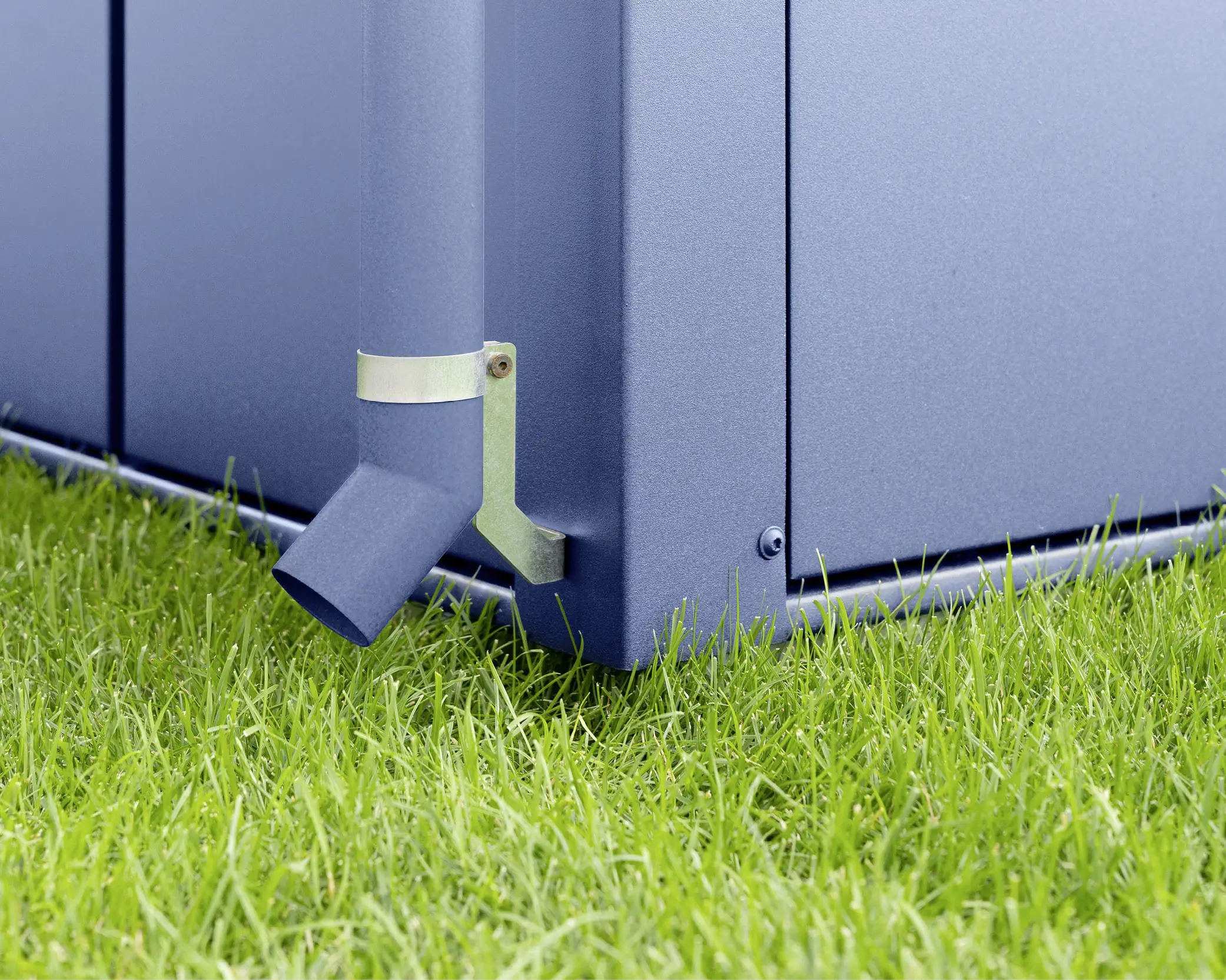 EcoStar Regenfallrohr RAL5014 (Taubenblau)