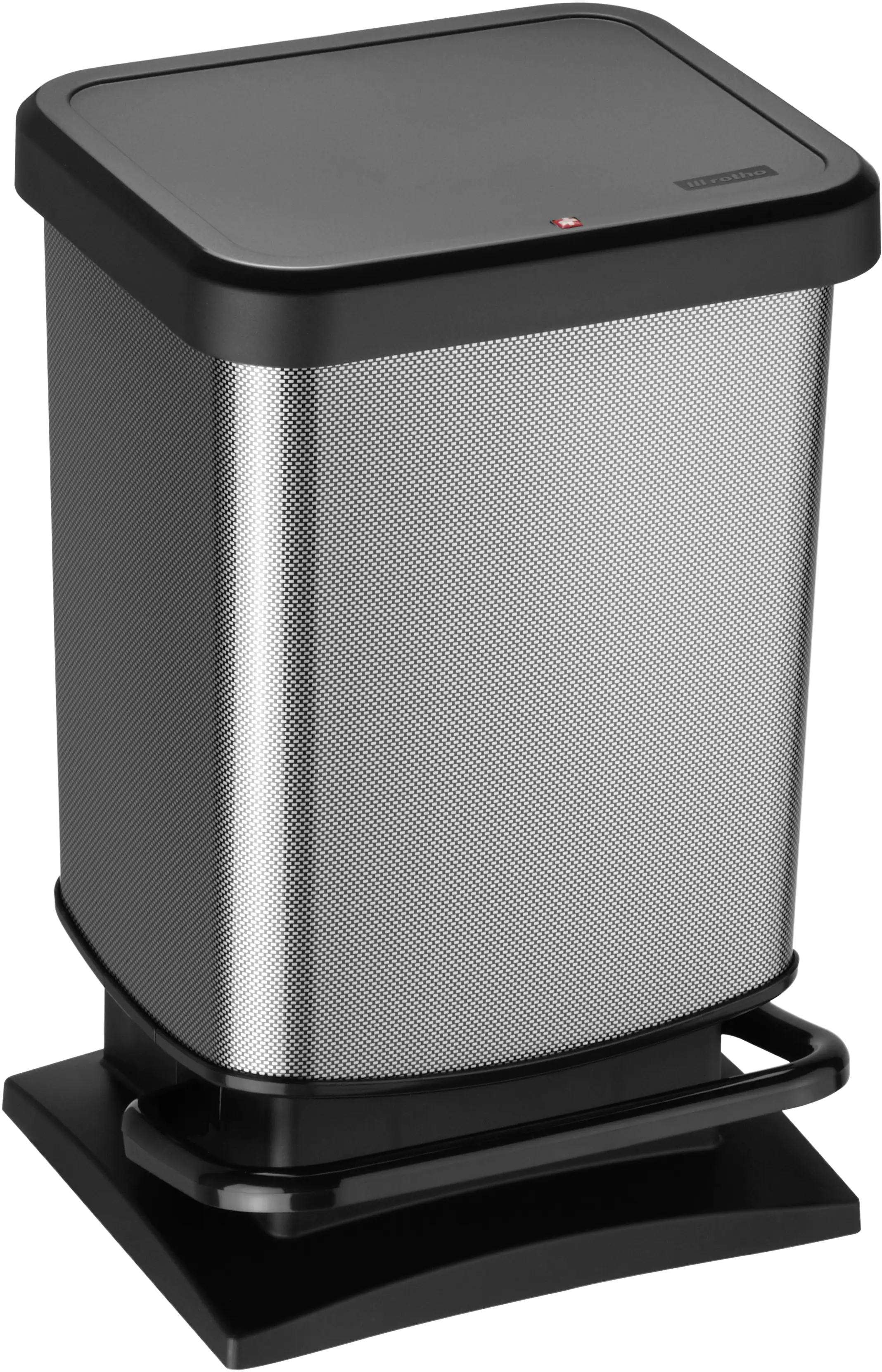 Rotho Treteimer Paso 20 L Dekor carbon Rotho Treteimer Paso 20 L Dekor carbon