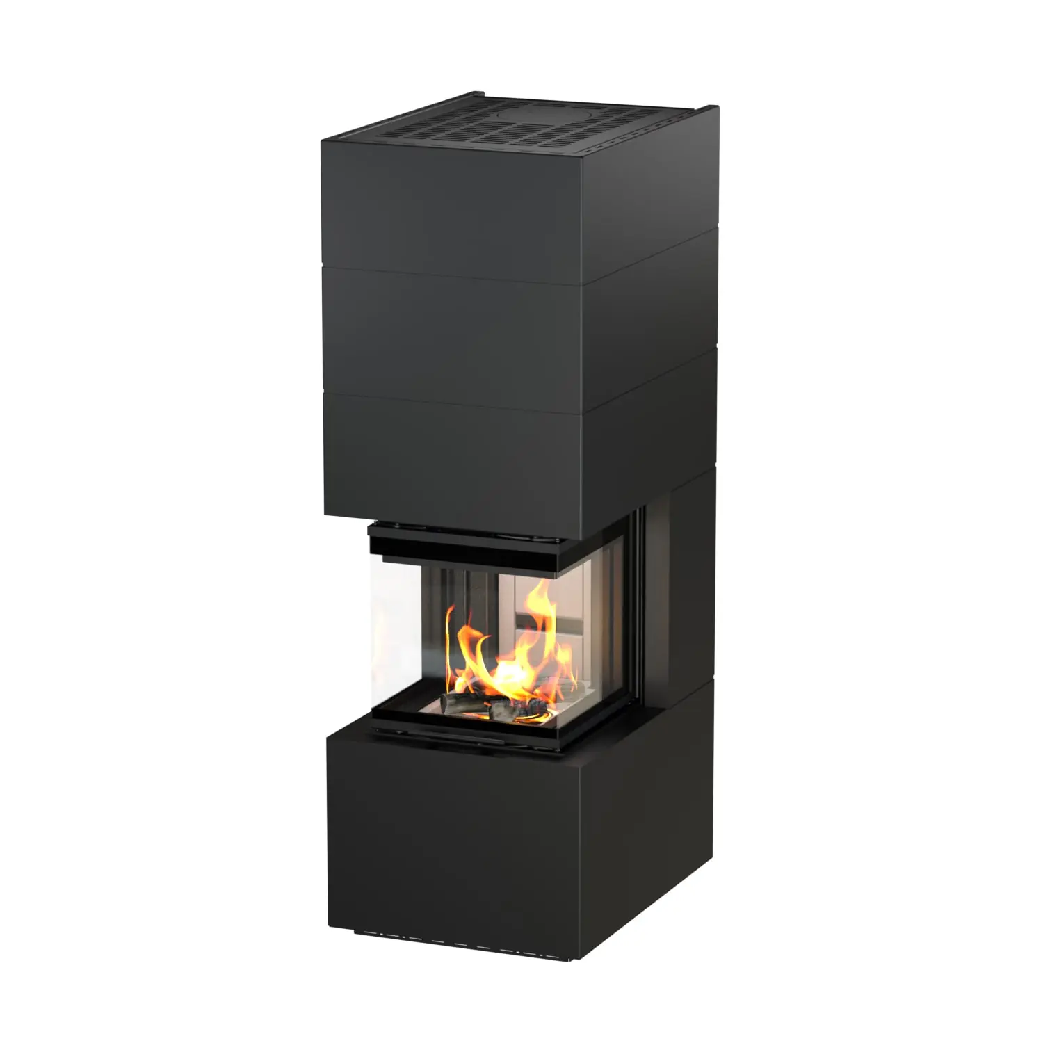 Thermia Kaminofen Adastra 500 Plus Line Stahl schwarz 11 kW