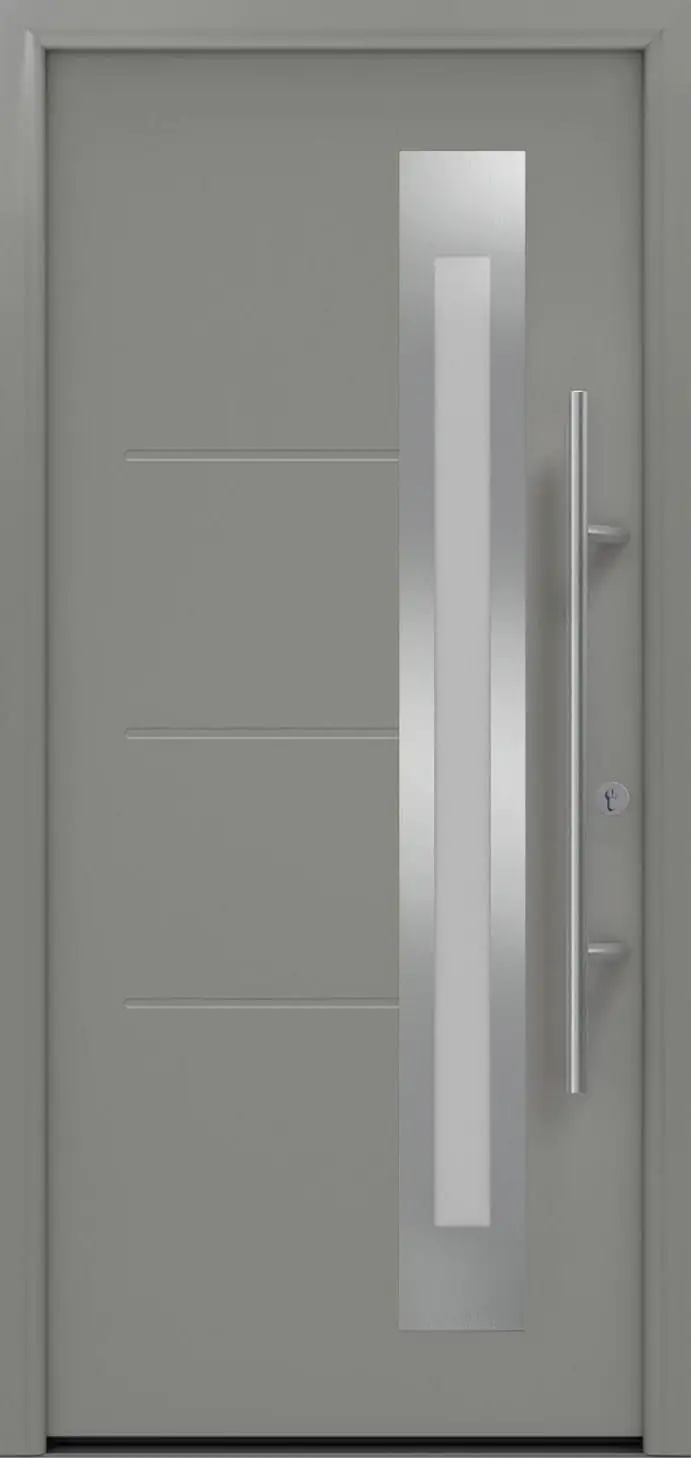 EcoStar Haustür ISOPRO Secur IPS 780S RC2 graualuminium 110 x 210 cm EcoStar Haustür ISOPRO Secur IPS 780S RC2 graualuminium 110 x 210 cm