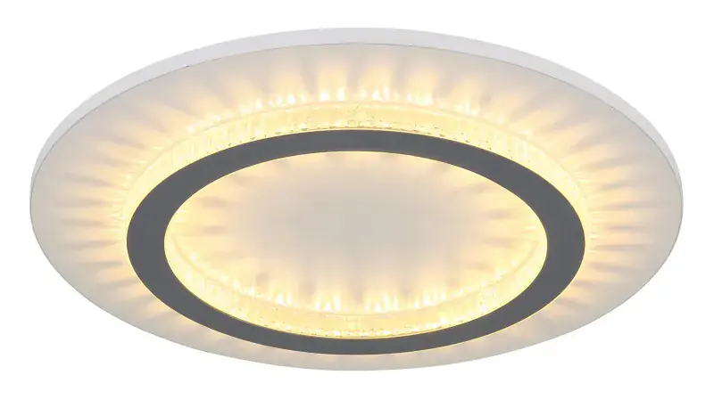 Globo Deckenleuchte Jayden Ø 35 x 5,5 cm weiß warmweiß