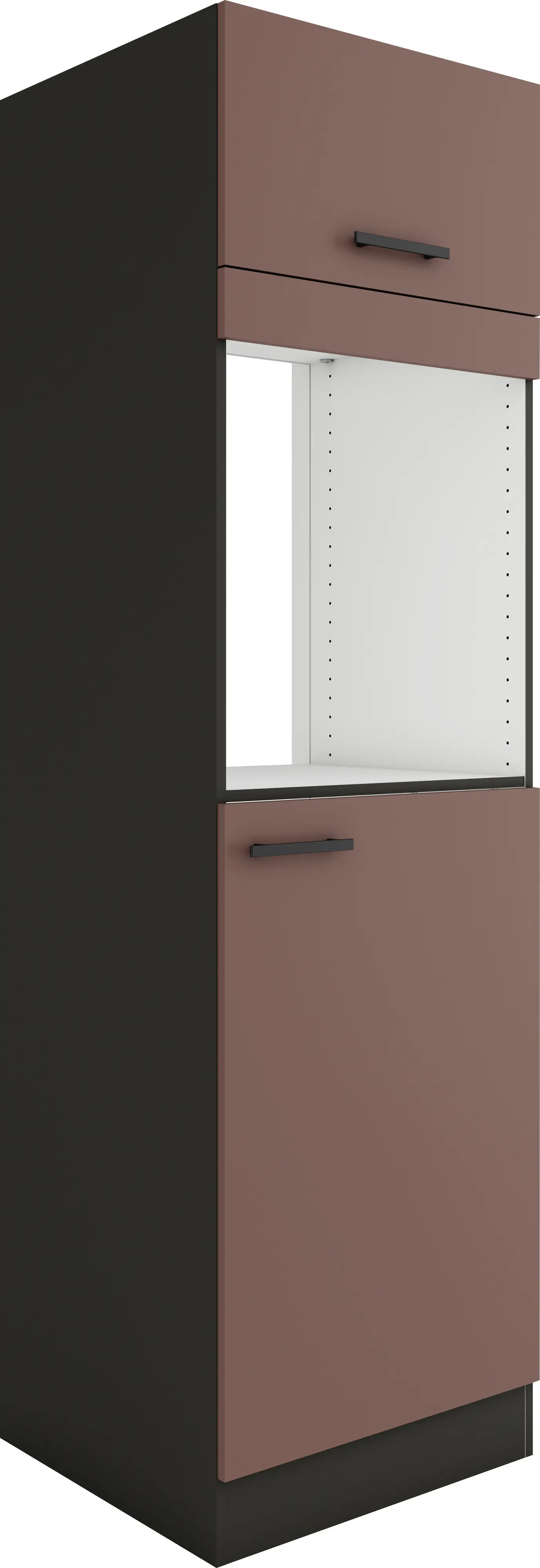 Optifit Hochschrank Nizza 407 rostrot/anthrazit 60 cm