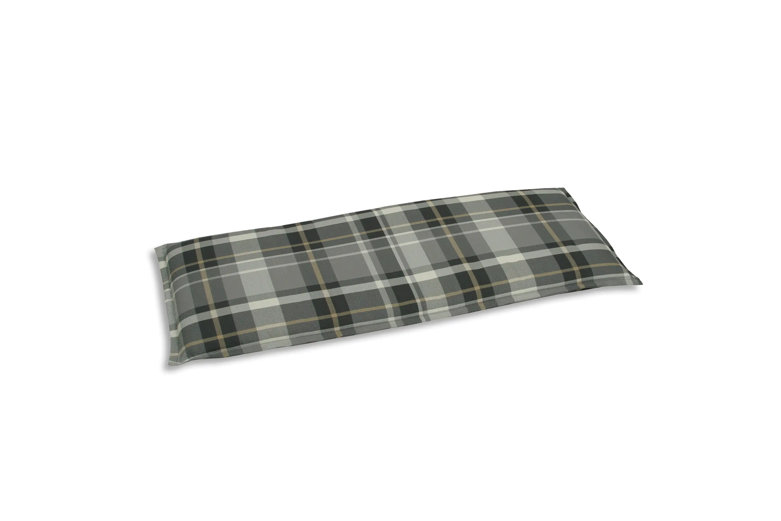 Go-De Bankauflage 115 x 48 x 6 cm grau-kariert Go-De Bankauflage 115 x 48 x 6 cm grau-kariert
