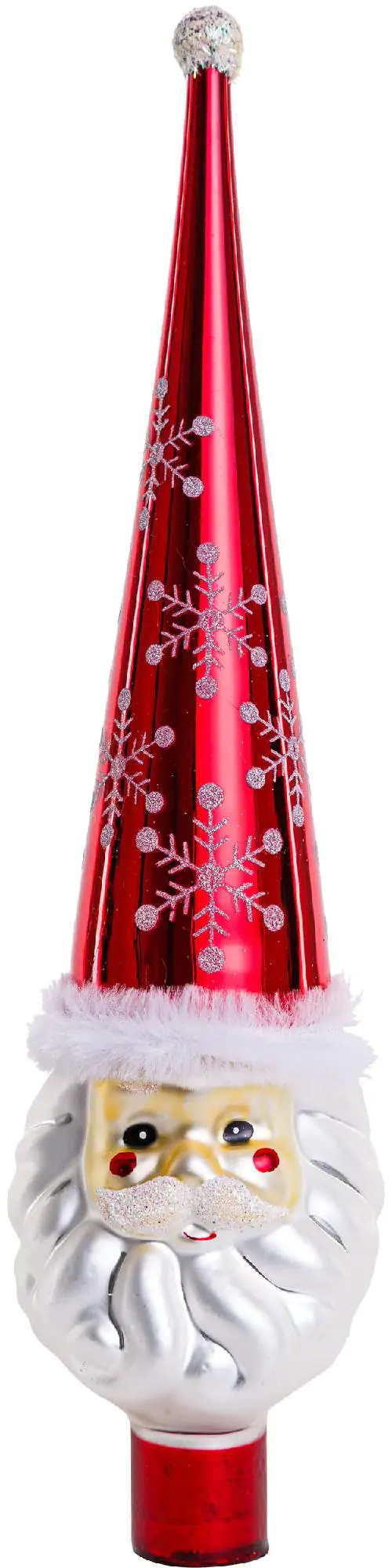 Kaemingk Weihnachtsbaumspitze rot weiß Kaemingk Weihnachtsbaumspitze rot weiß