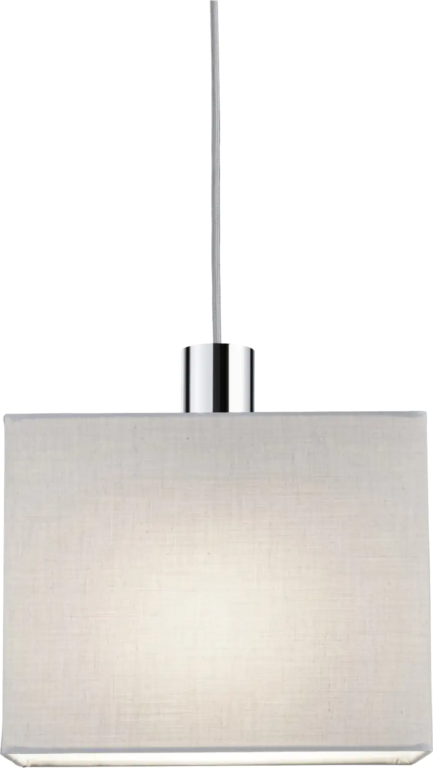 Paulmann URail Lampenschirm Verona 2Easy grau 25 x 13 cm