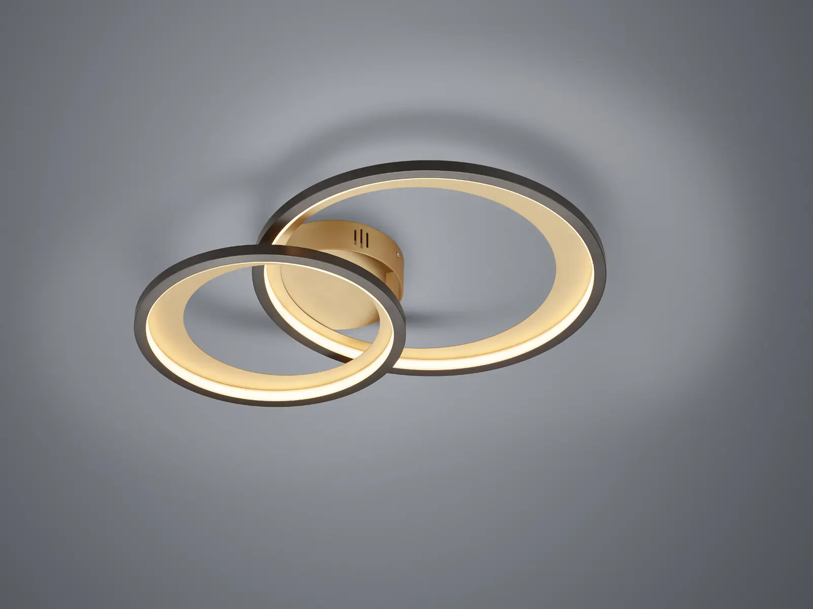 Reality LED Deckenleuchte Granada schwarz matt Switch Dimmer