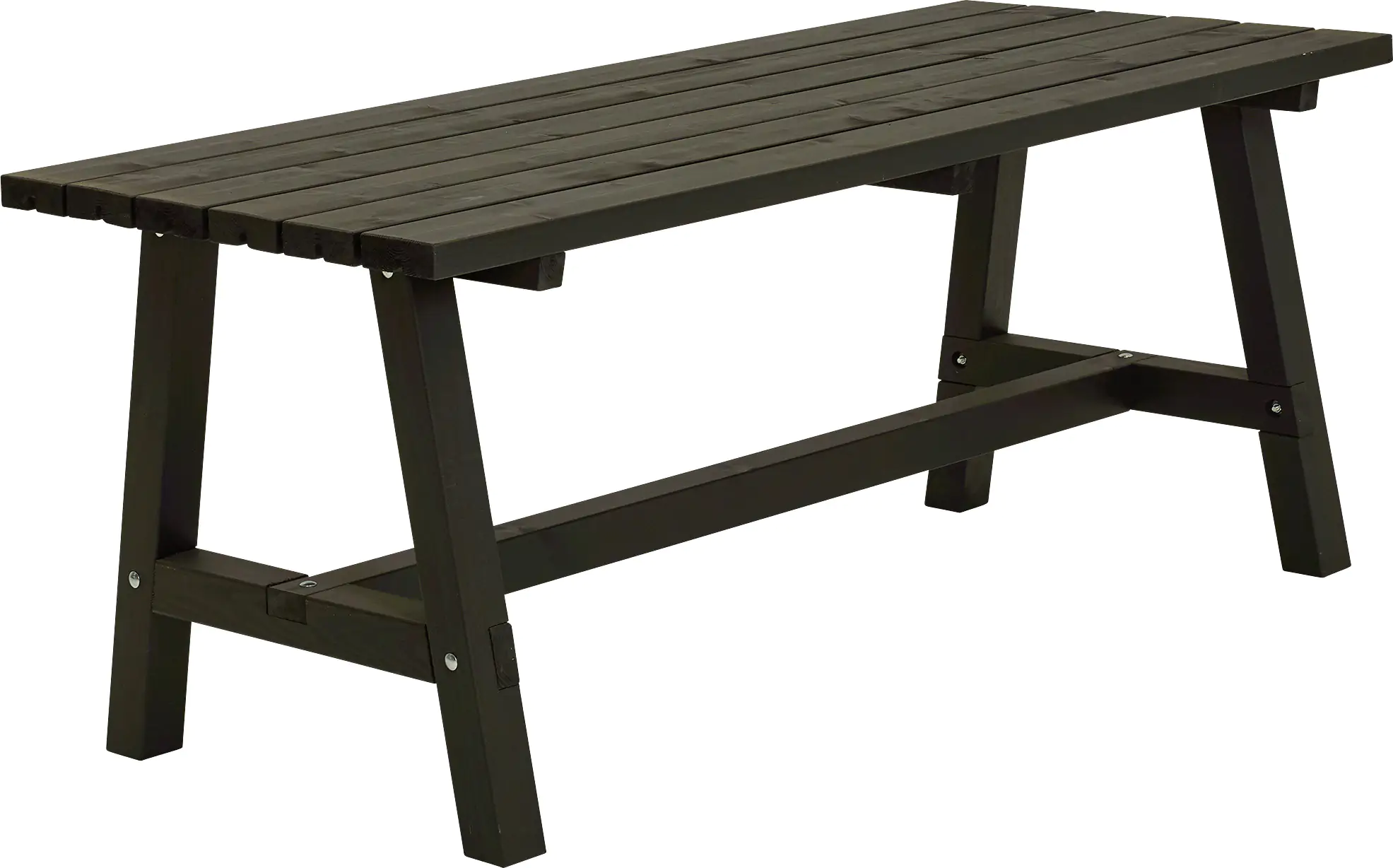 Plus Country Plankentisch 177 x 75 x 72 cm RAL 9005 Schwarz