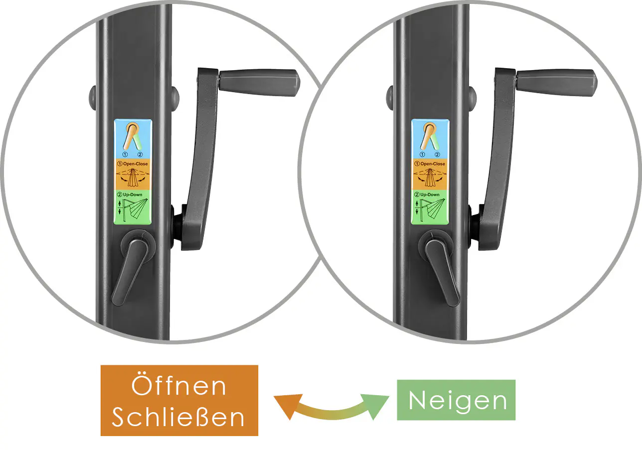 Schneider Ampelschirm Rhodos Smart natur 300 x 300 cm Schneider Ampelschirm Rhodos Smart natur 300 x 300 cm