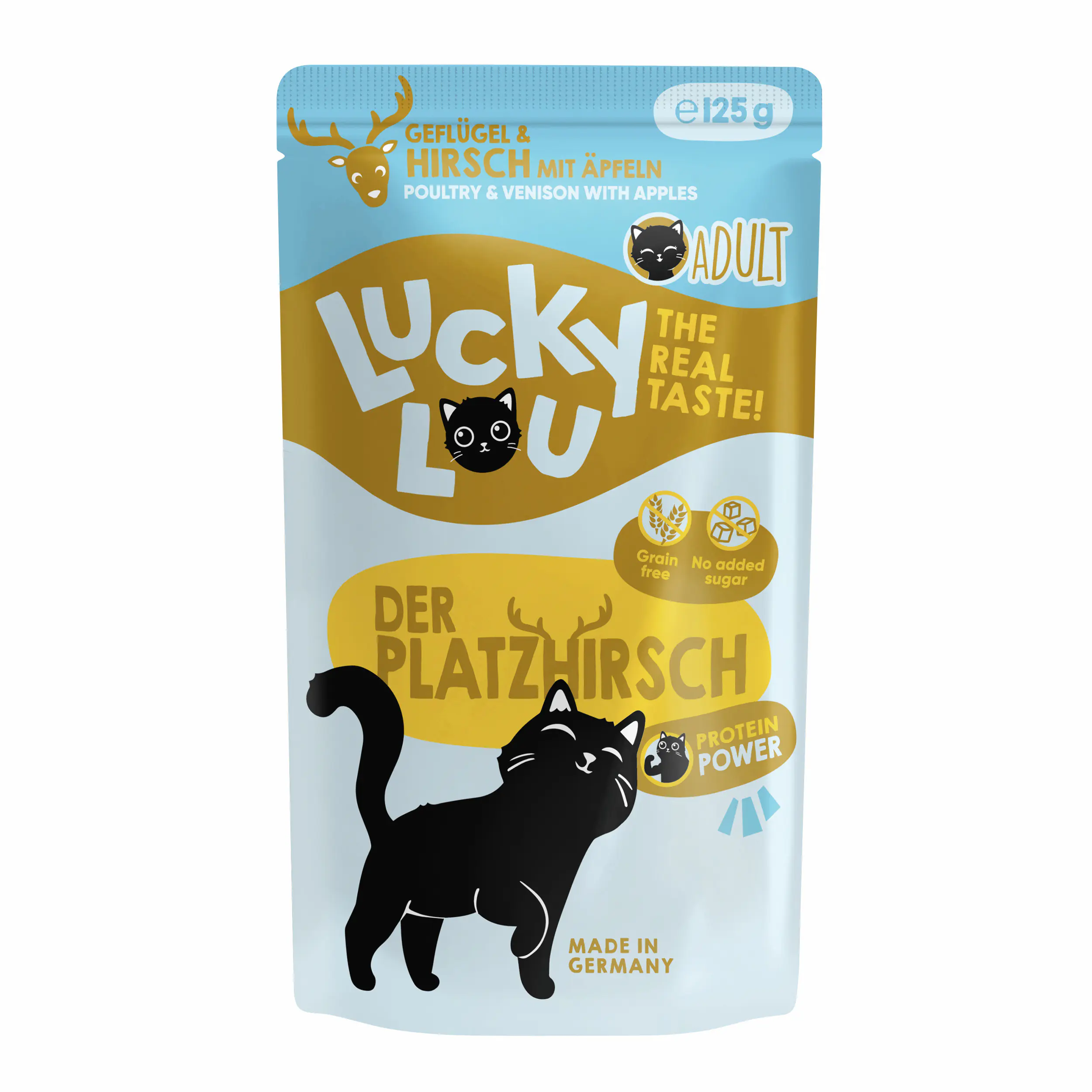Lucky Lou Lifestage Adult Geflügel und Hirsch 125g Lucky Lou Lifestage Adult Geflügel und Hirsch 125g