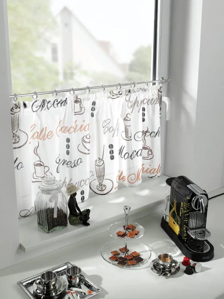 Gardinia Caféhausstange California chrom, 75 - 135 cm, Ø 12 mm