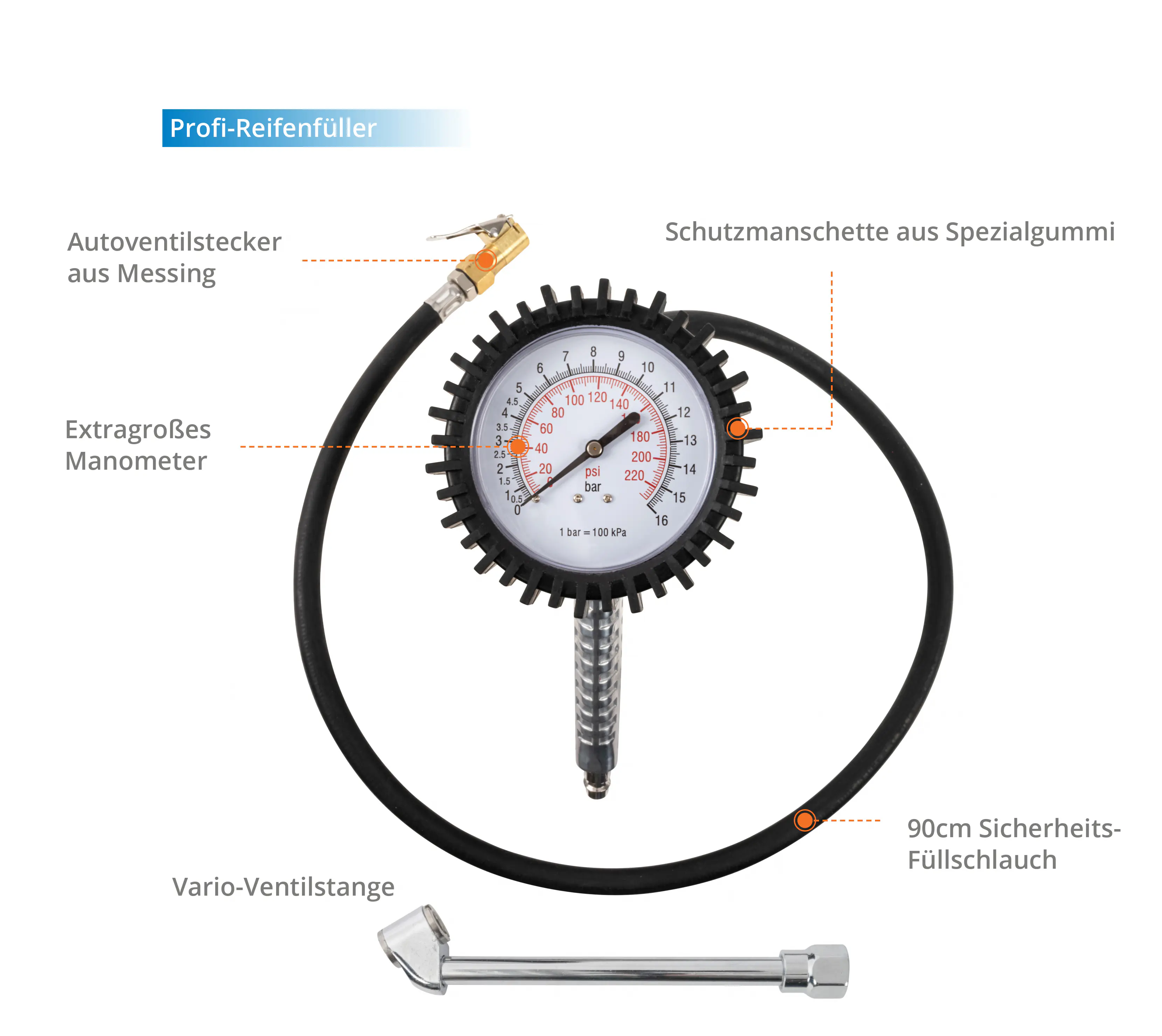 Güde Reifenfüller Profi Güde Reifenfüller Profi