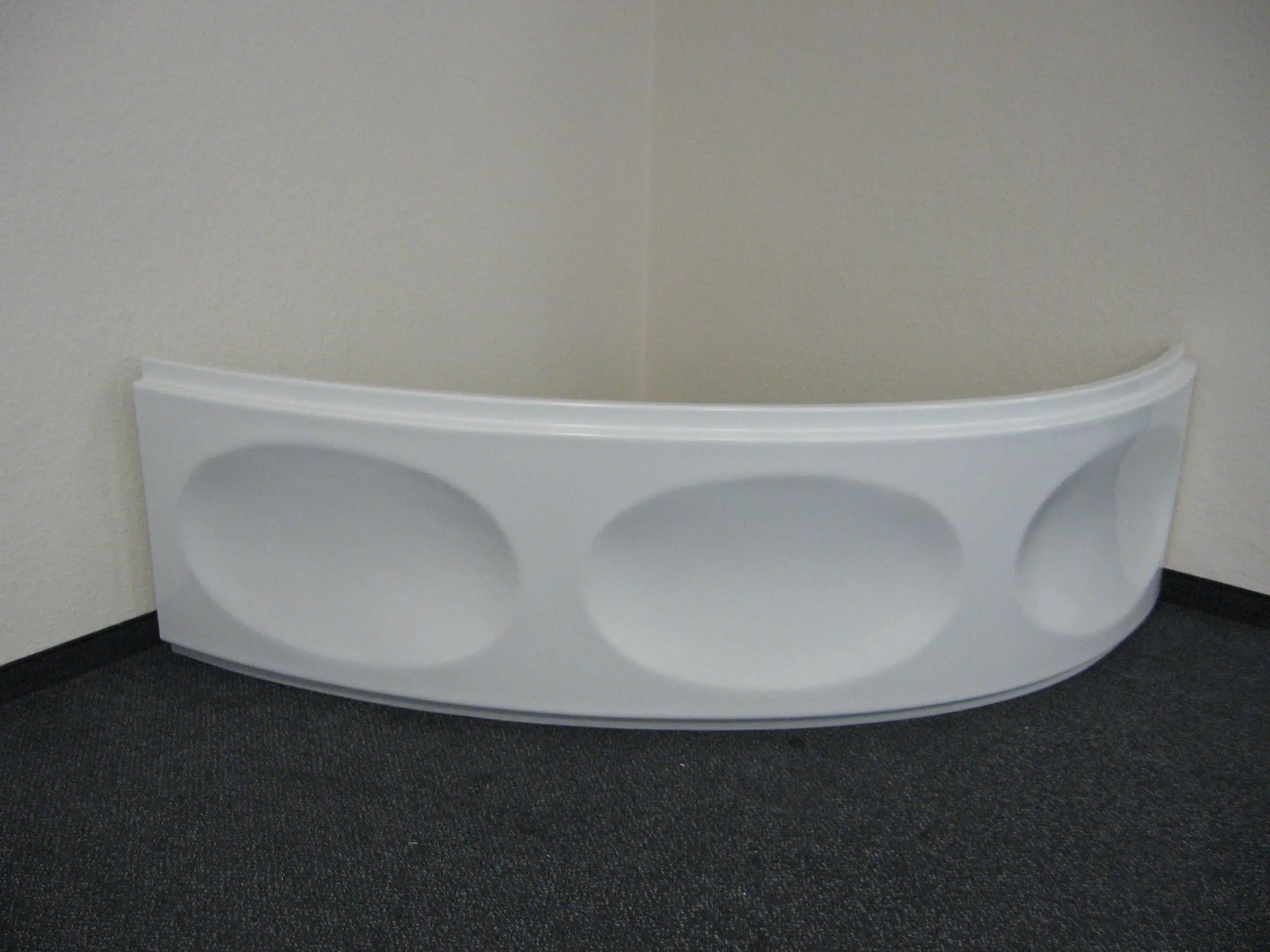 Ottofond Acrylschürze Salinas 202 x 54,5 cm, weiß, Modell A