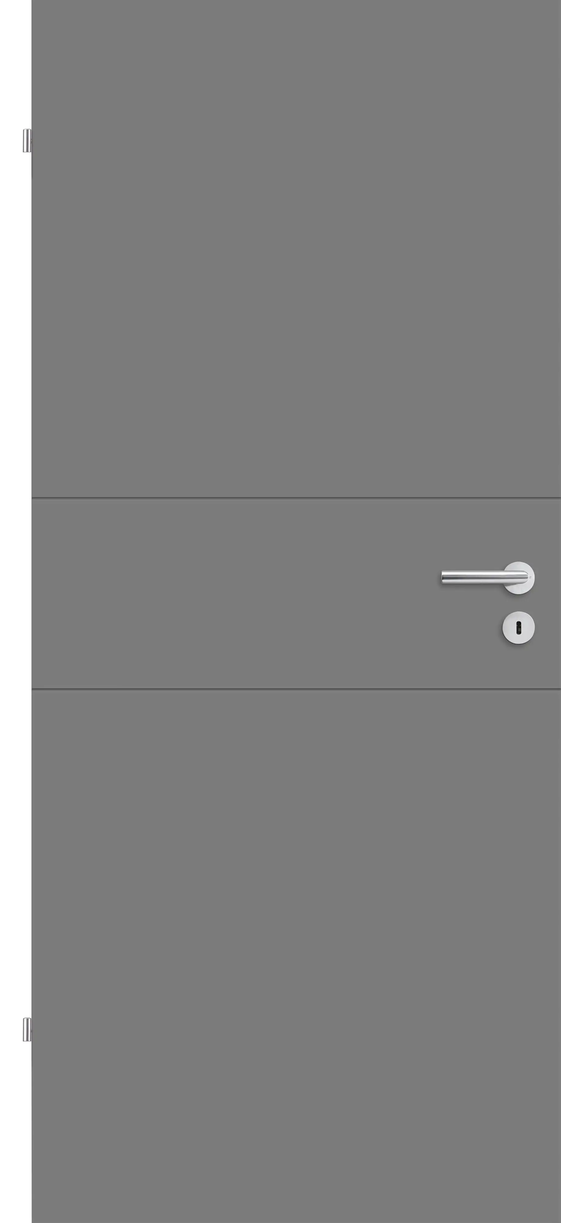 Borne Türblatt Turida 11 Lack edelgrau Röhrenspan