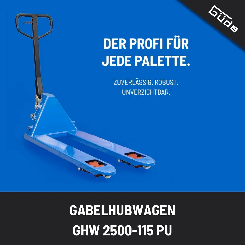 Güde Gabelhubwagen GHW 2500-115 PU