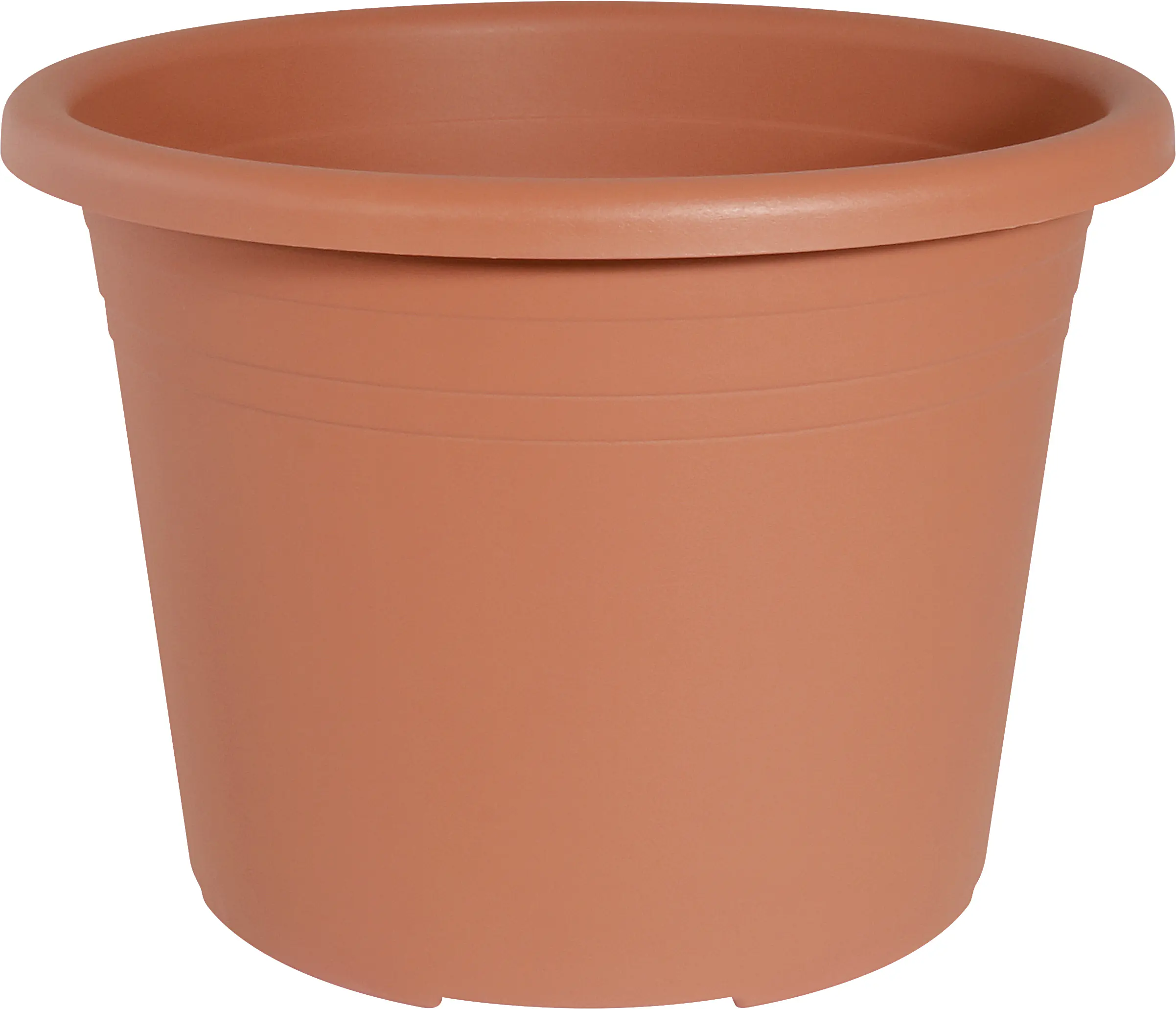 Geli Pflanztopf Cylindro Kunststoff terracotta Ø 40 x 28 cm