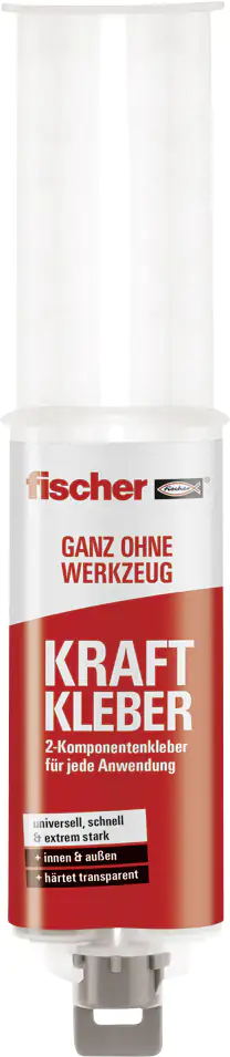 Fischer Kraftkleber 25 ml 2-Komponentenkleber für jede Anwendung