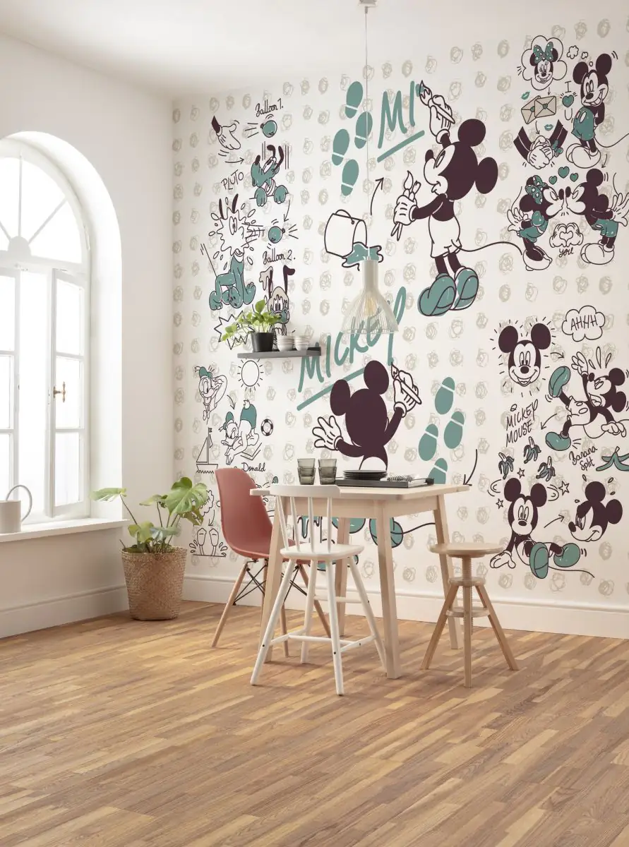 4055065510526_1 Komar Vlies Fototapete Mickey and Friends 350 x 280 cm