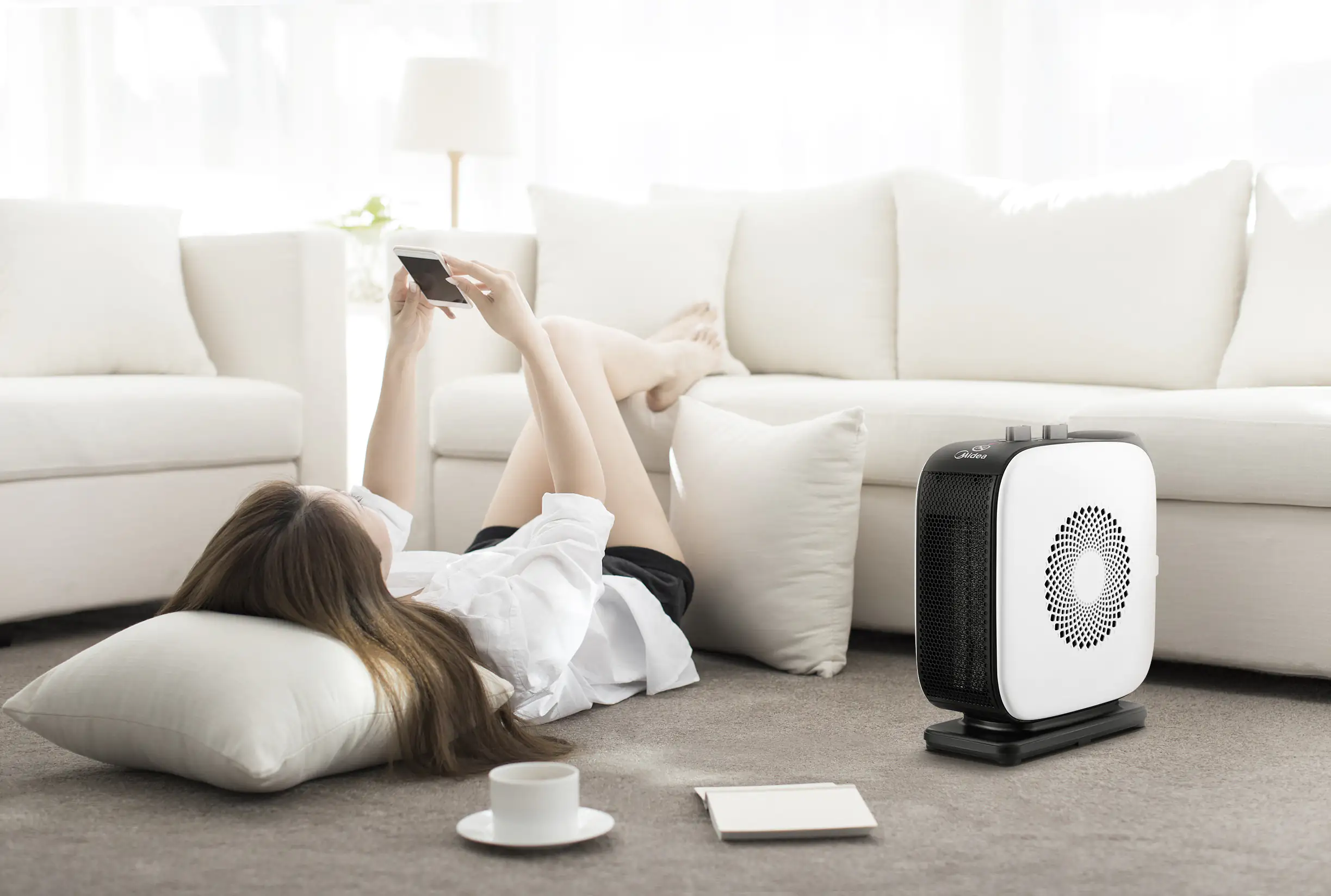 Midea Keramik Heizlüfter NTY15-19CA 1500 Watt, 2 Stufen, oszillierend Midea Keramik Heizlüfter NTY15-19CA 1500 Watt, 2 Stufen, oszillierend
