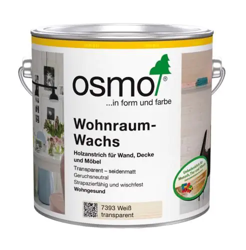 Osmo Wohnraum - Wachs 750 ml weiß tranpsarent