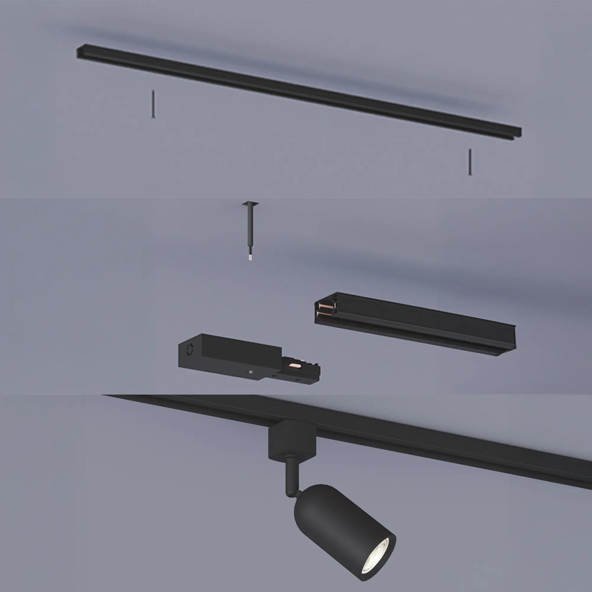Philips Schienenleuchte 1er Spot Shea Easy Link schwarz