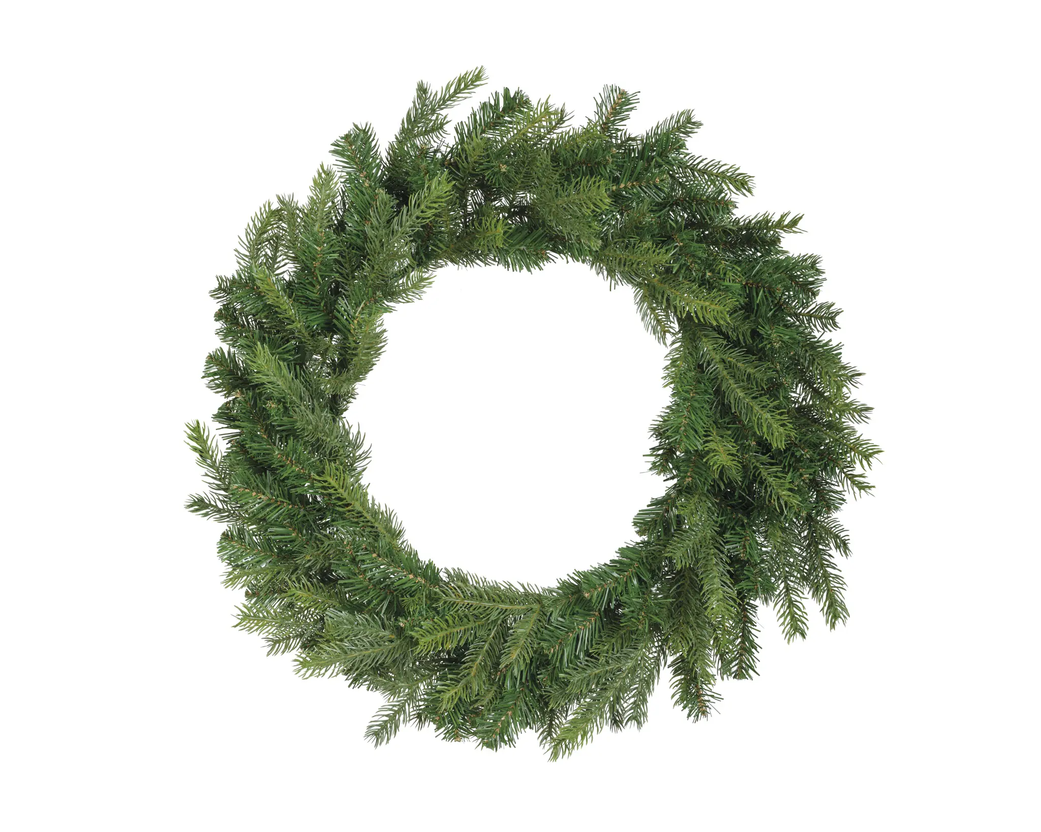 Everlands Grandis Kranz Kunststoff Ø 80 x 10 cm grün