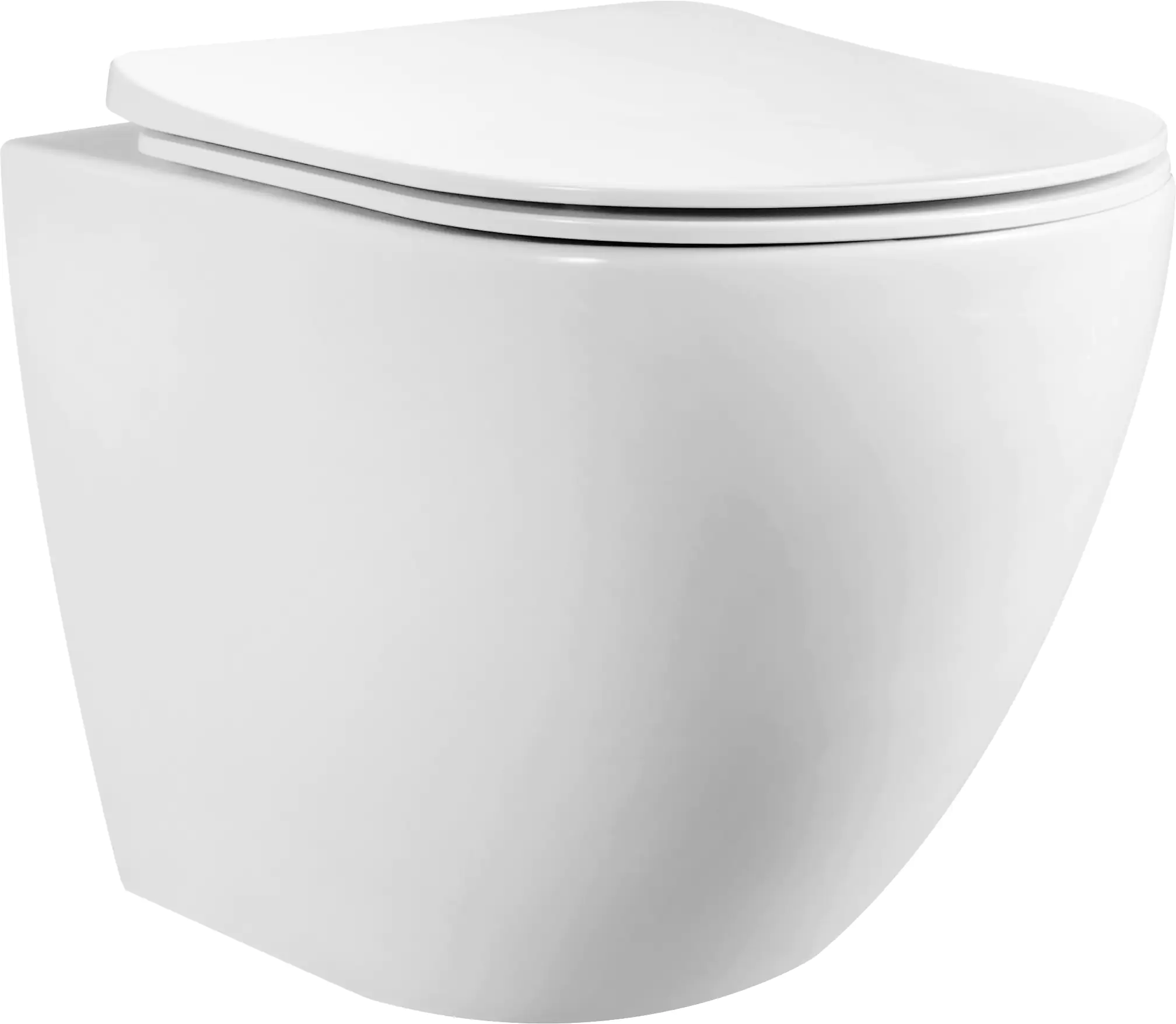 2077820230205 Primaster erhöhtes Wand-Tiefspül-WC Iota weiß, spülrandlos, 5,5 cm erhöht