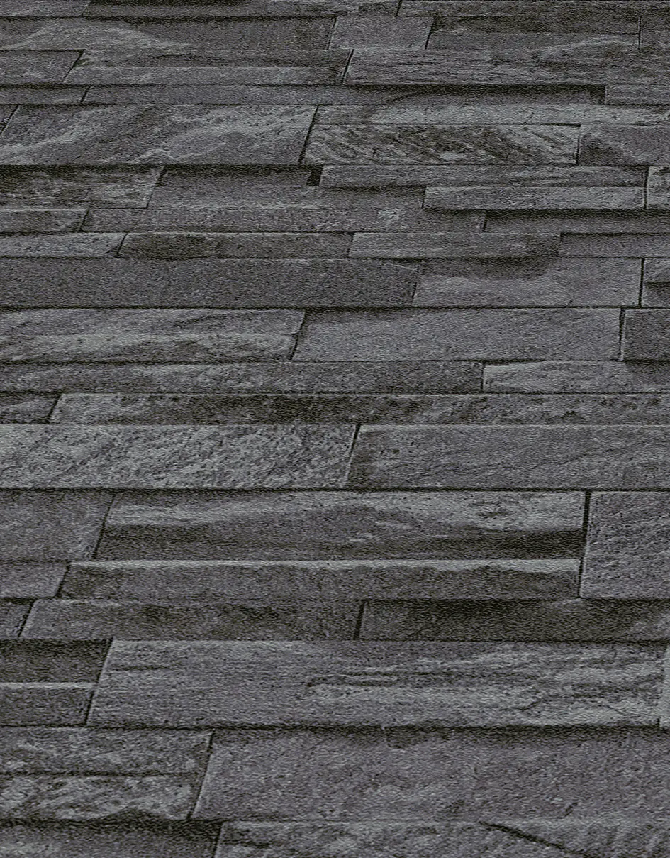 Erismann Vliestapete 02363-40 Stein schwarz 10,05 x 0,53 m