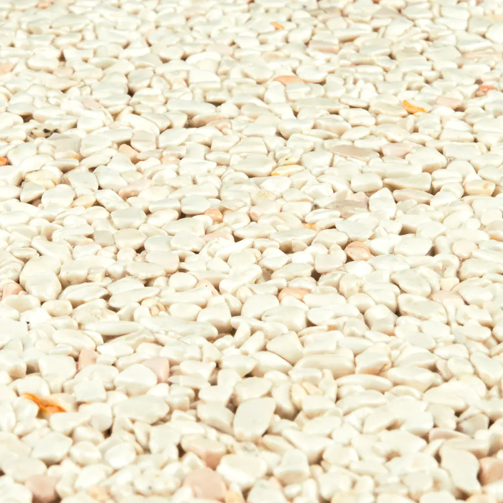 RAVELLO Steinteppich Boden Indoor Körnung Mittel Farbe Beige 19 kg Set