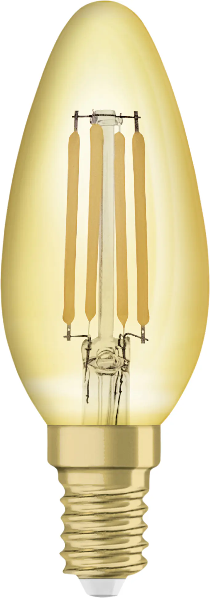 Osram LED Kerzenlampe Vintage 1906 E14 4,5W warmweiß, amber