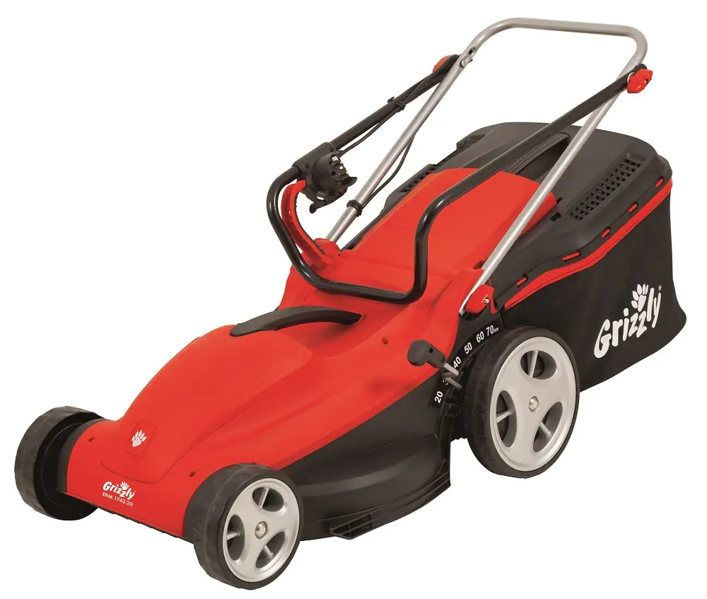 Grizzly Tools Elektro-Rasenmäher ERM 1743-20 43 cm Schnittbreite