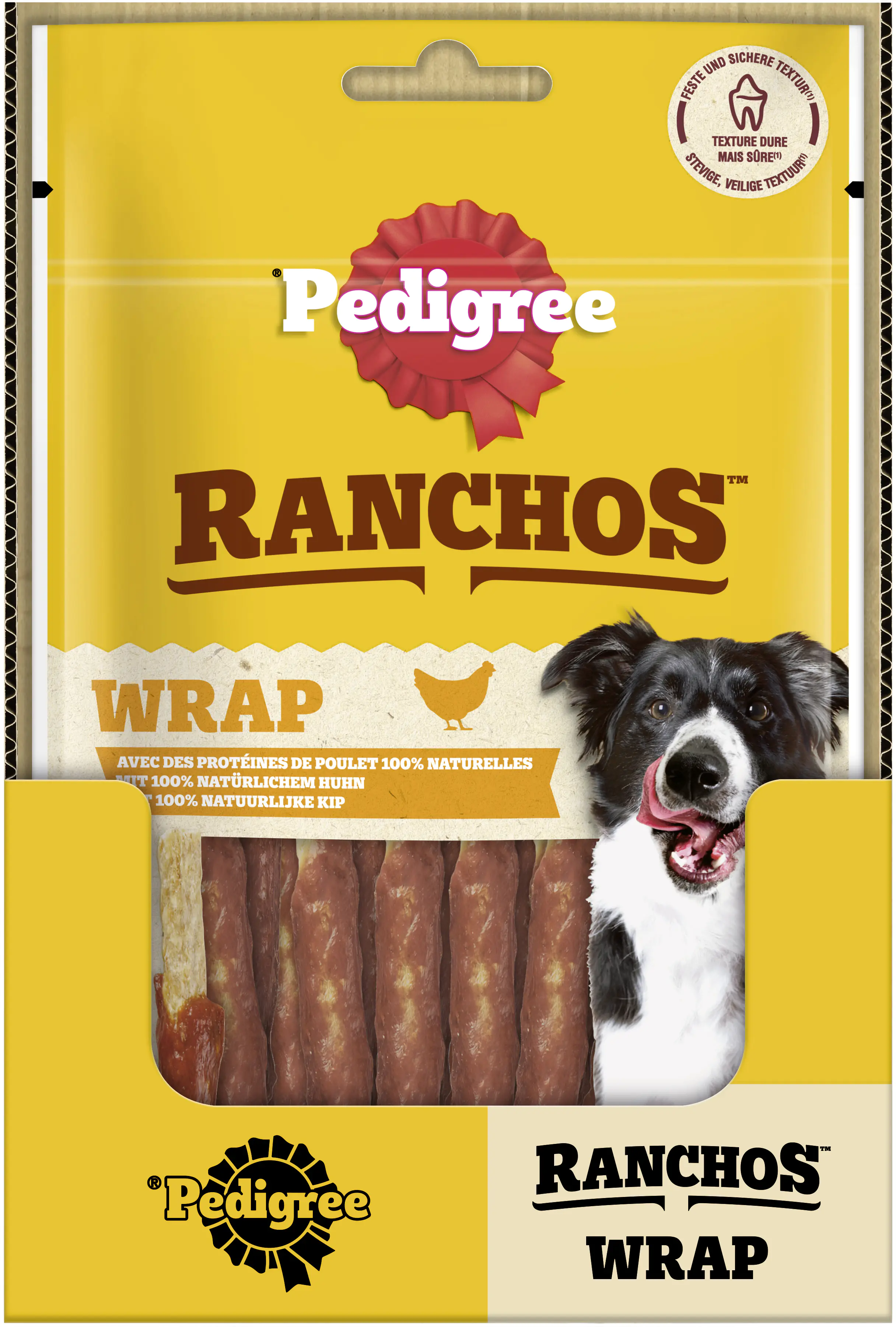 Pedigree Ranchos Hundeleckerli Wrap mit Huhn 60 g Pedigree Ranchos Hundeleckerli Wrap mit Huhn 60 g