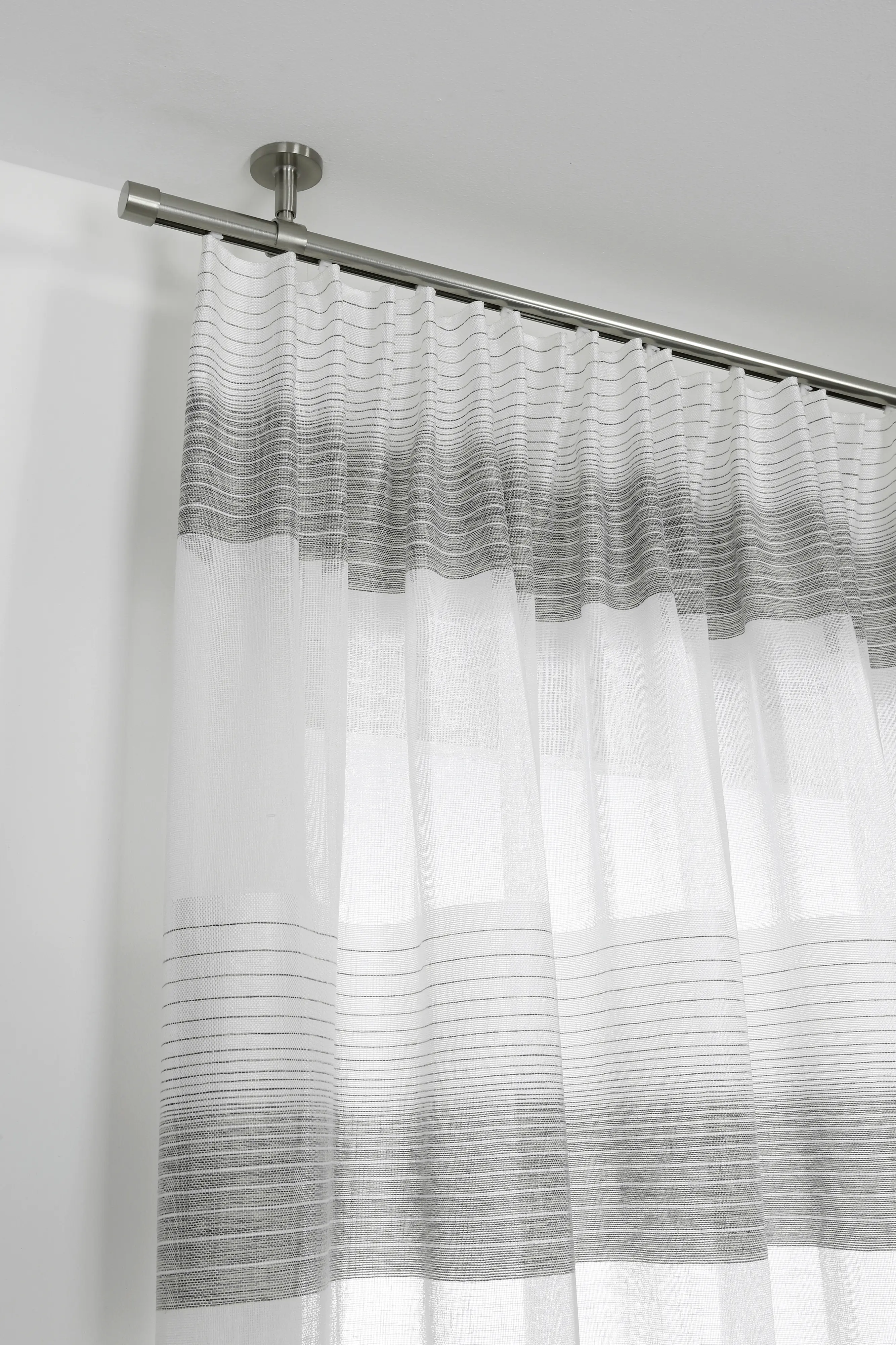 Gardinia Deckenträger Chicago für Ø 20 mm Edelstahloptik 6 cm