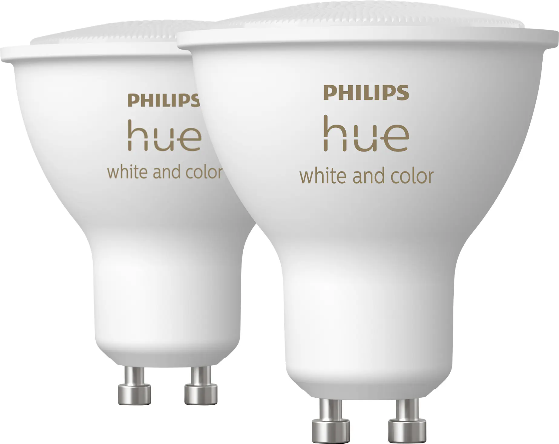 Philips Hue 2er-Set LED Leuchtmittel-Set White & Color Ambiance GU10 4,3 W