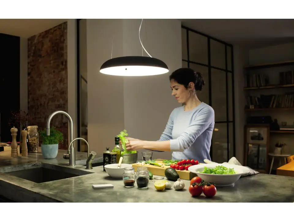 Philips Hue LED Pendelleuchte White Ambiance Amaze weiß 150 cm
