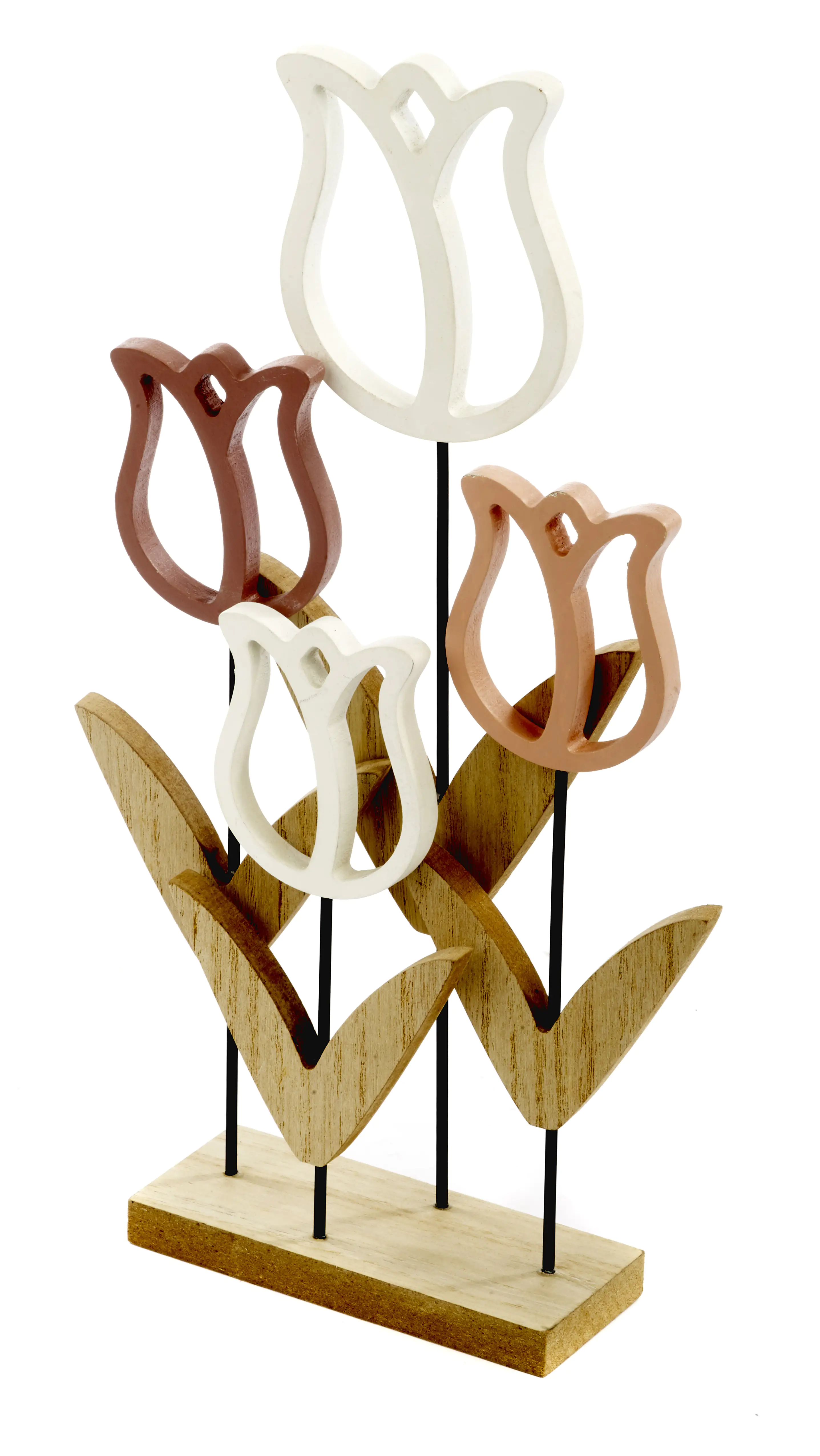 TrendLine Holzblume 17 x 5 x 30 cm