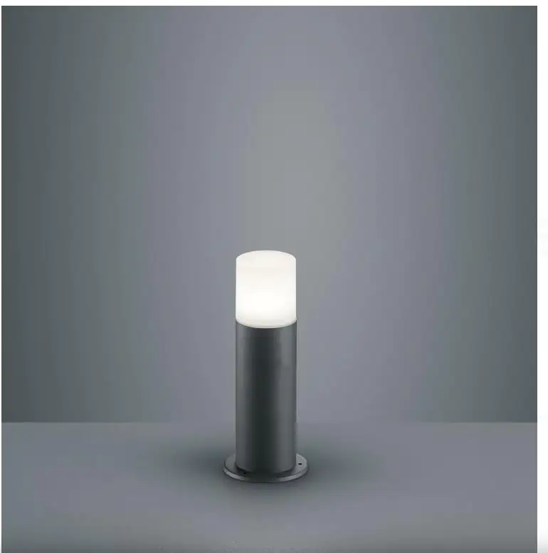 Trio Leuchten Außen-Wegeleuchte Hoosic E27 anthrazit weiß