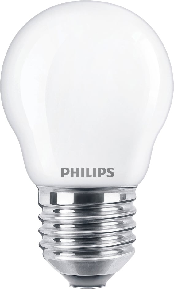 Philips LED-Leuchtmittel Filament Tropfenform P45 E27 2,2W warmweiß matt