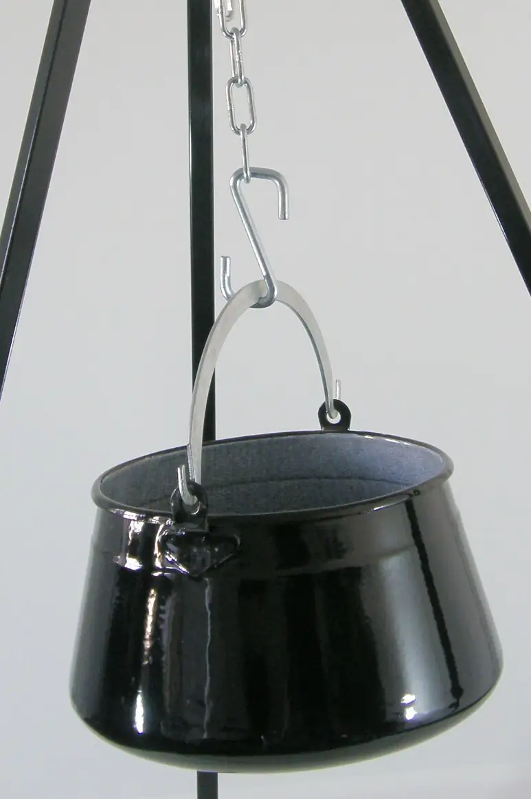 Su-Deco Gulaschkessel rustikal 16 Liter schwarz granit Su-Deco Gulaschkessel rustikal 16 Liter schwarz granit