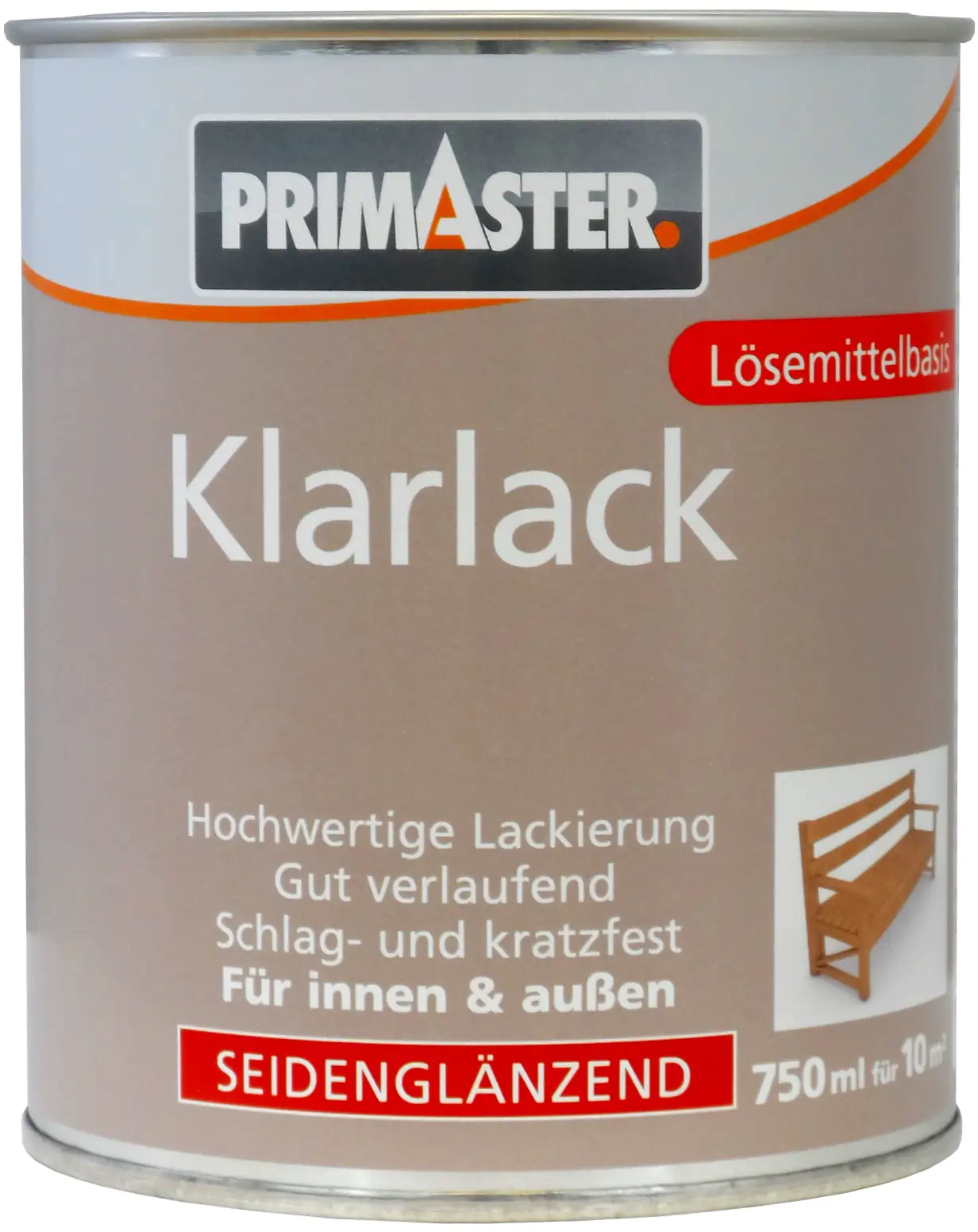 Primaster Klarlack 750 ml seidenglänzend