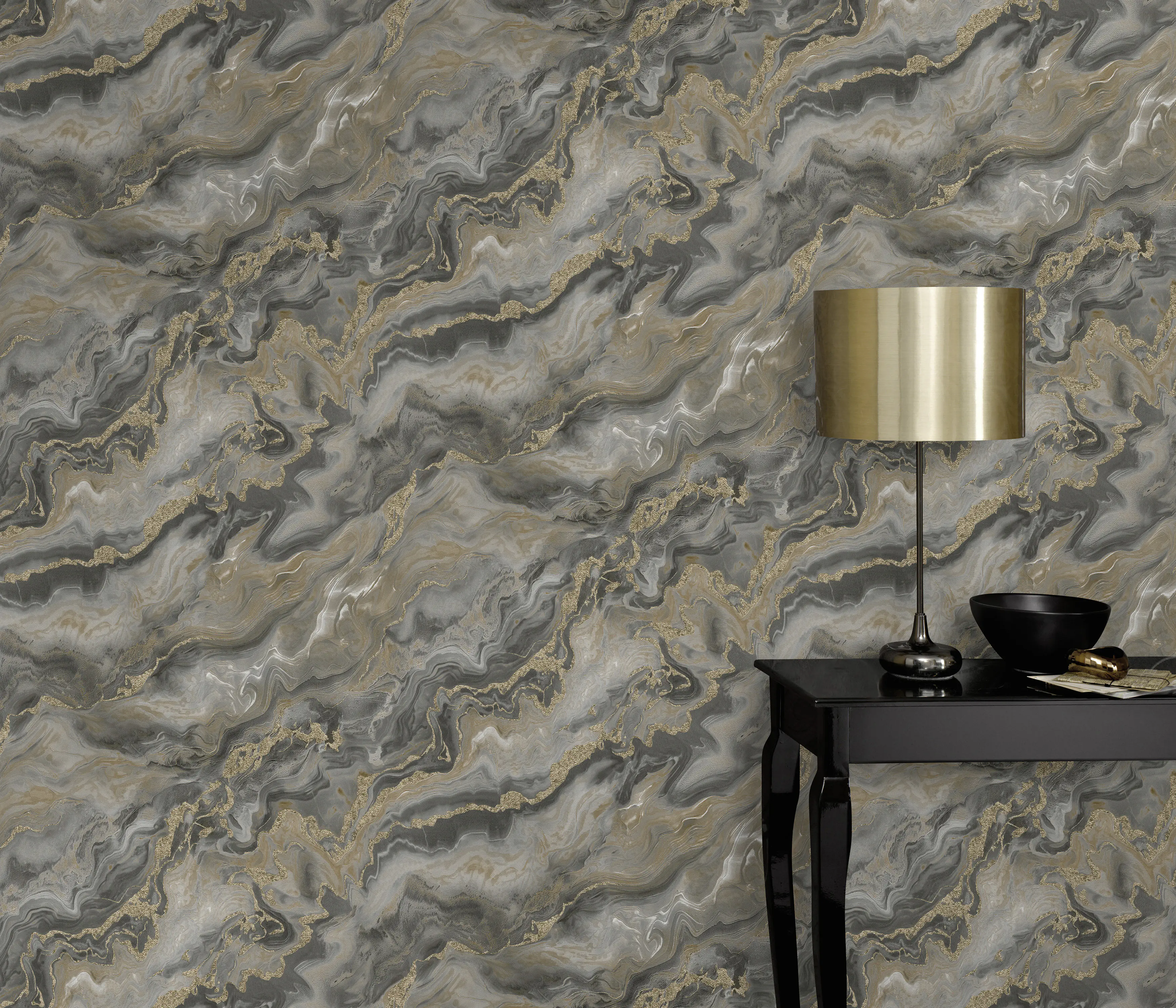Erismann Vliestapete Marmor taupe 10,05 x 0,53 m