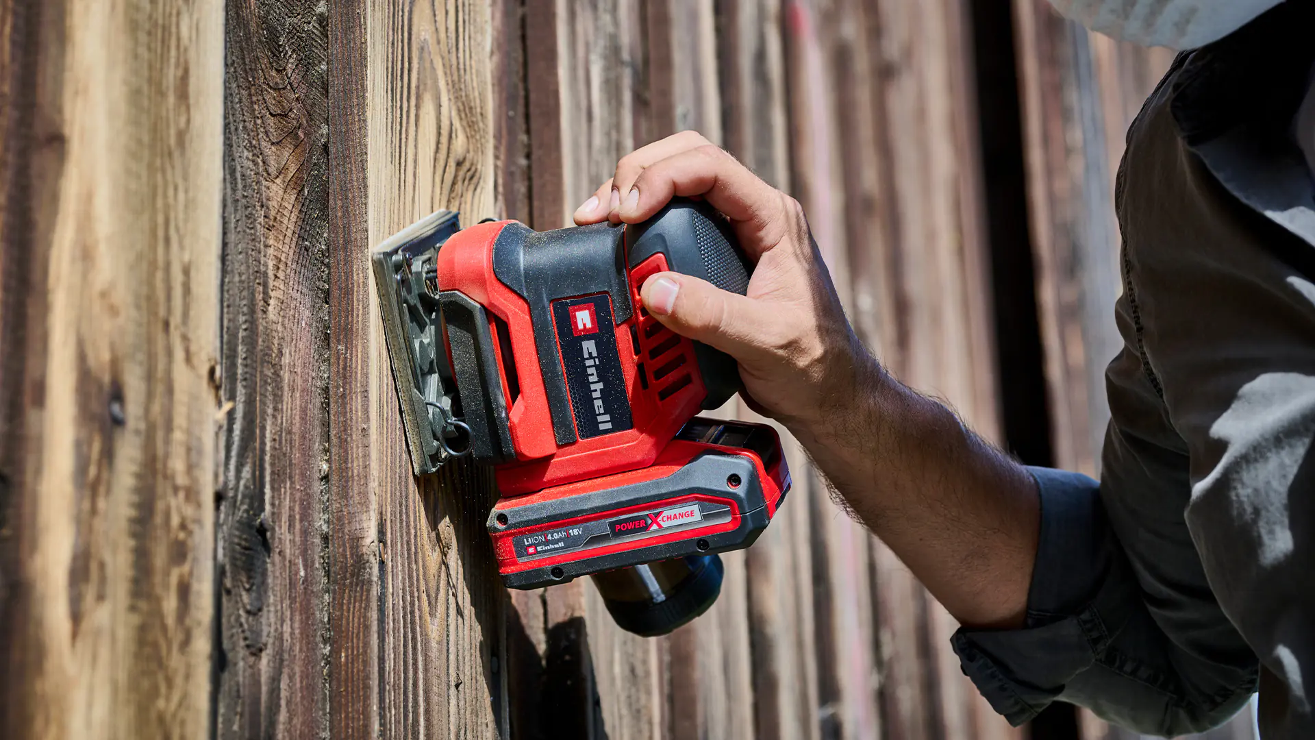 Einhell Expert Akku-Faustschleifer TE-OS 18/113 Li Solo