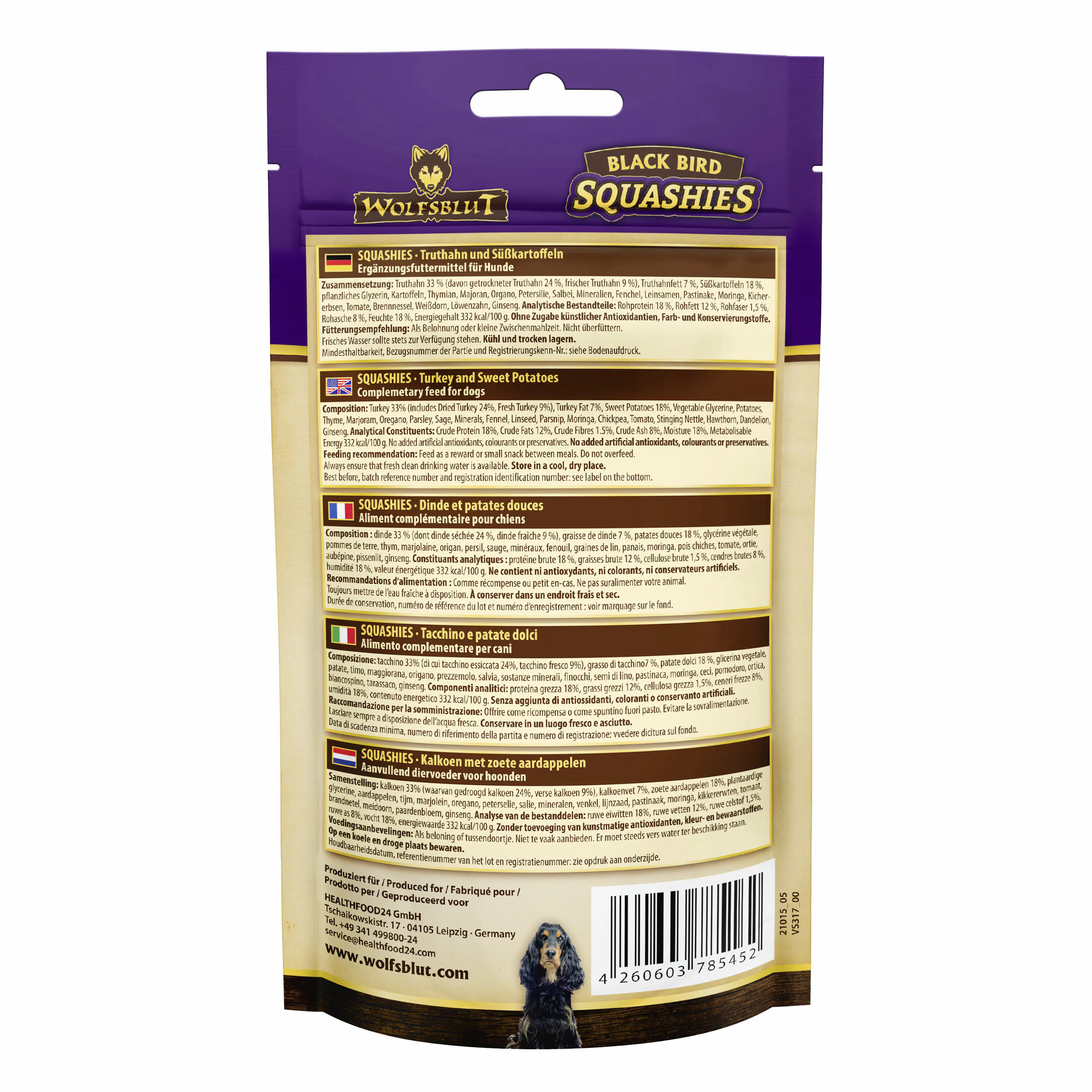 Wolfsblut Black Bird Squashies Snack 100 g