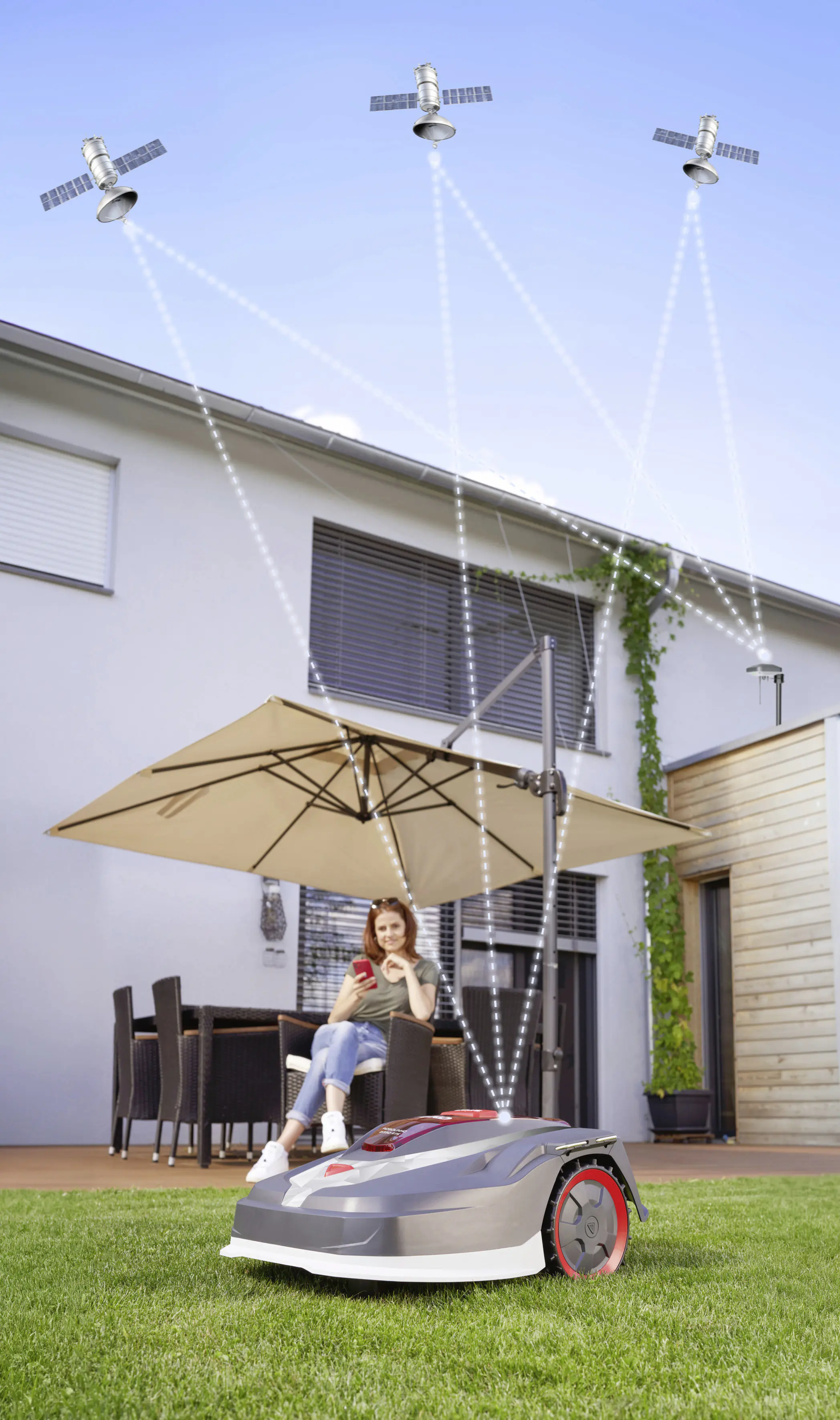 AL-KO Mähroboter Robolinho 1250 RTK - 22 cm Schnittbreite 1200 m² 18 V / 2,2 Ah