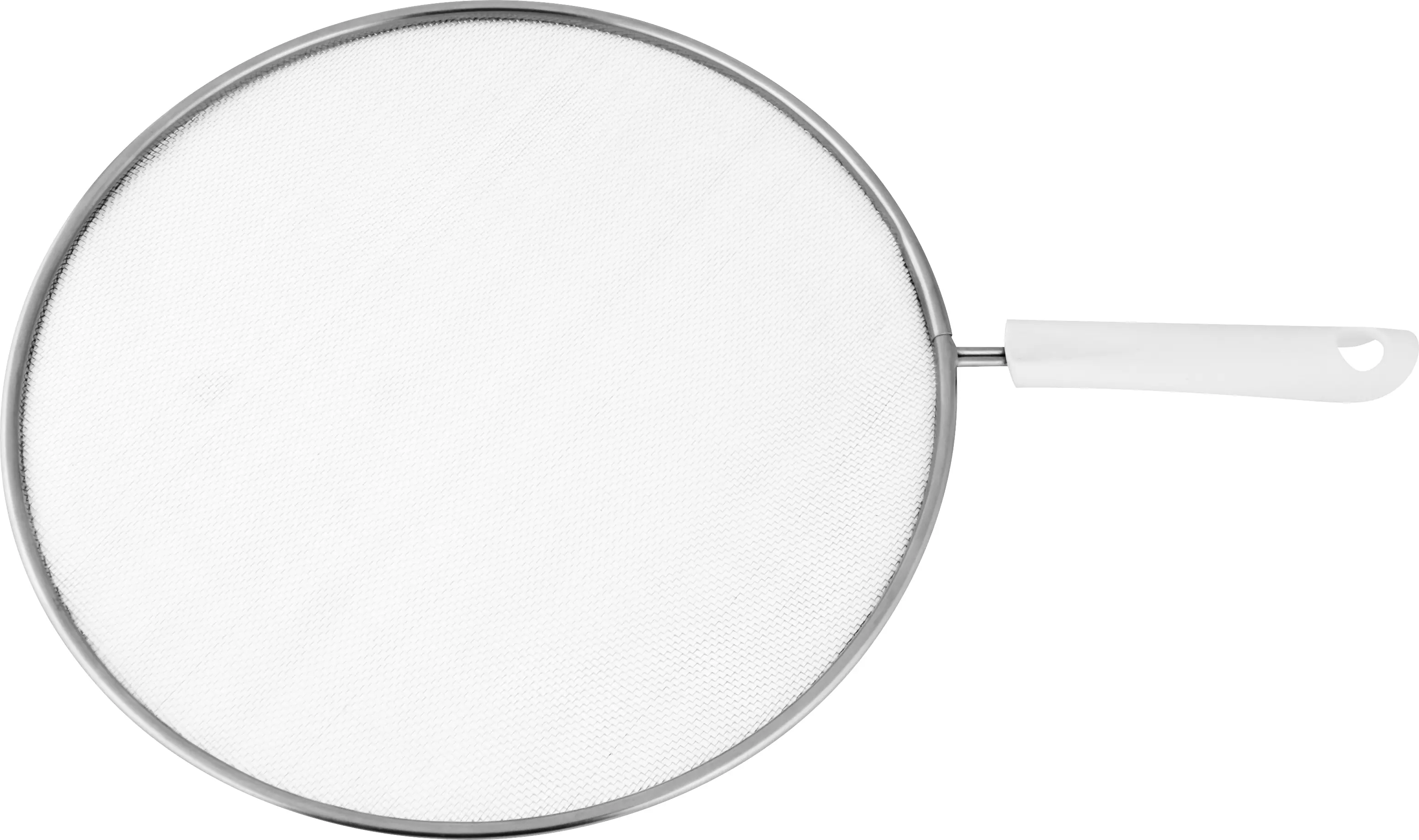 Fackelmann Spritzschutz Arcadalina Ø 29 cm weiß-silber 