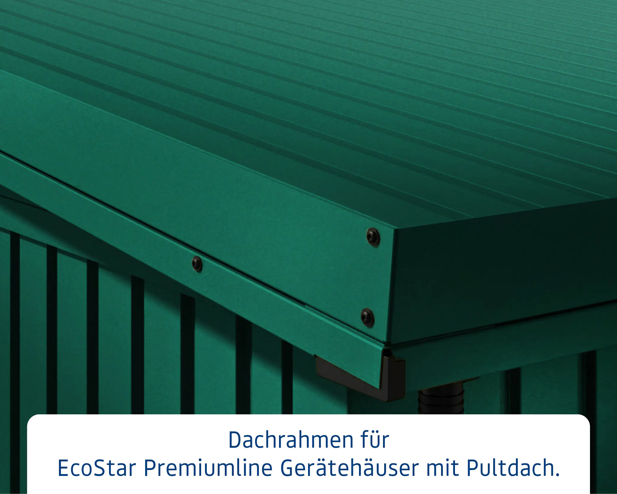 EcoStar Dachrahmen für Gründach Pultdach Typ 1 grün EcoStar Dachrahmen für Gründach Pultdach Typ 1 grün