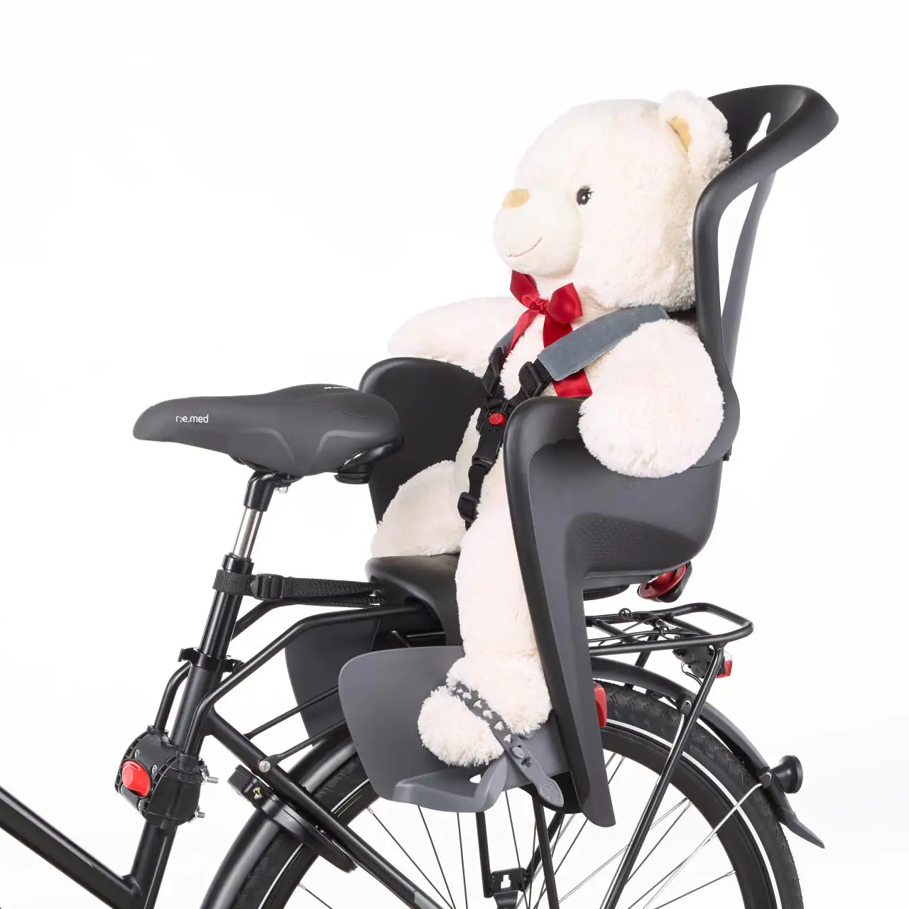 Polisport Fahrrad-Kindersitz Bilby bis 22kg Befestigung Rahmen