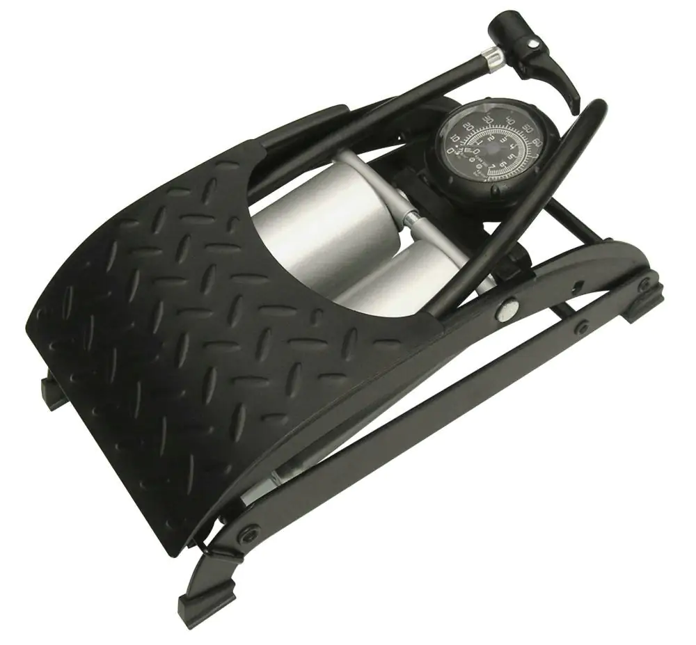 TrendLine Fußluftpumpe mit 2 Zylindern