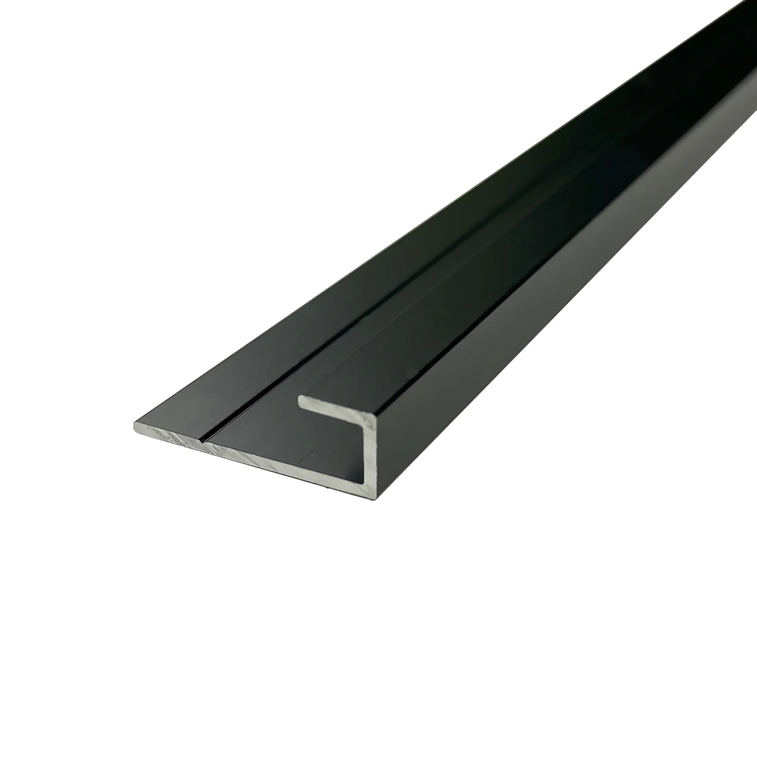 Wetwall Profil Abschluss 244 cm schwarz matt
