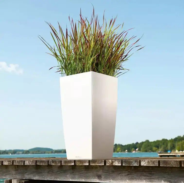 Lechuza Pflanzgefäß Cubico Color 40 weiß