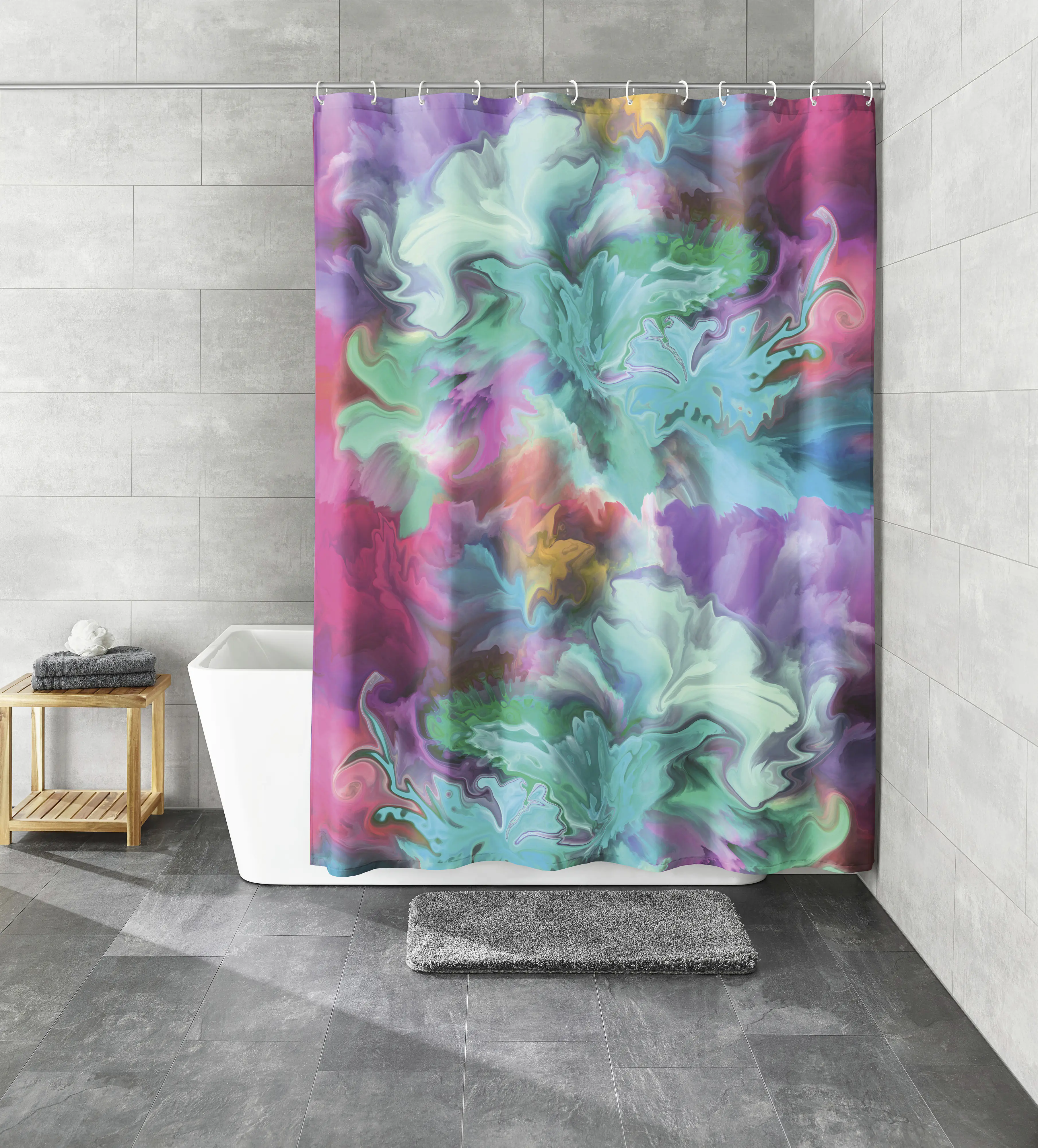 Kleine Wolke Duschvorhang Fusion multicolor 180 x 200 cm